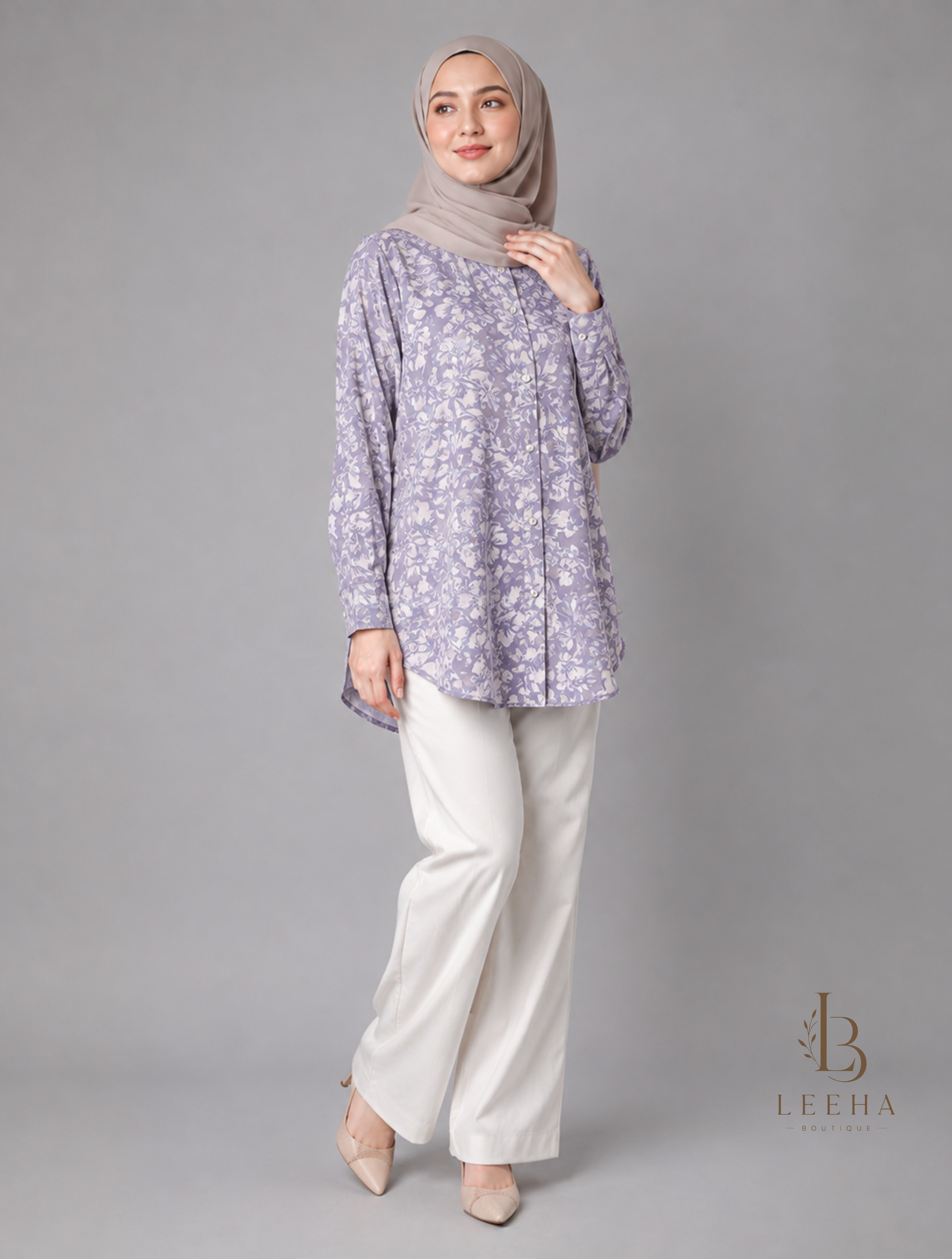 LAURA BLOUSE SATIN
