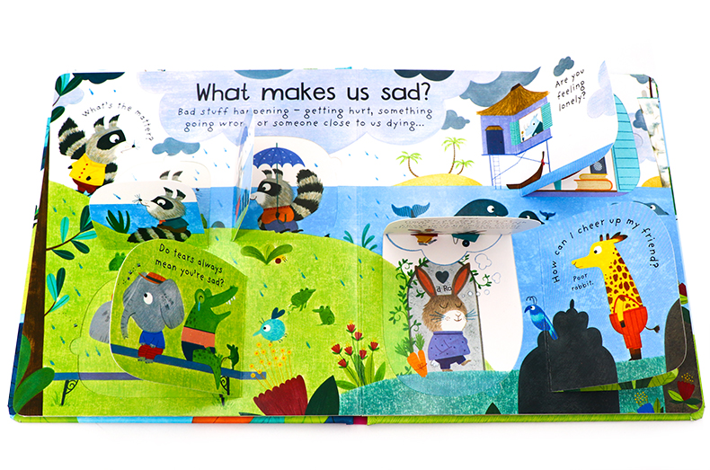 Usborne First Questions and Answers系列翻翻書What are feelings? 感覺是什麼