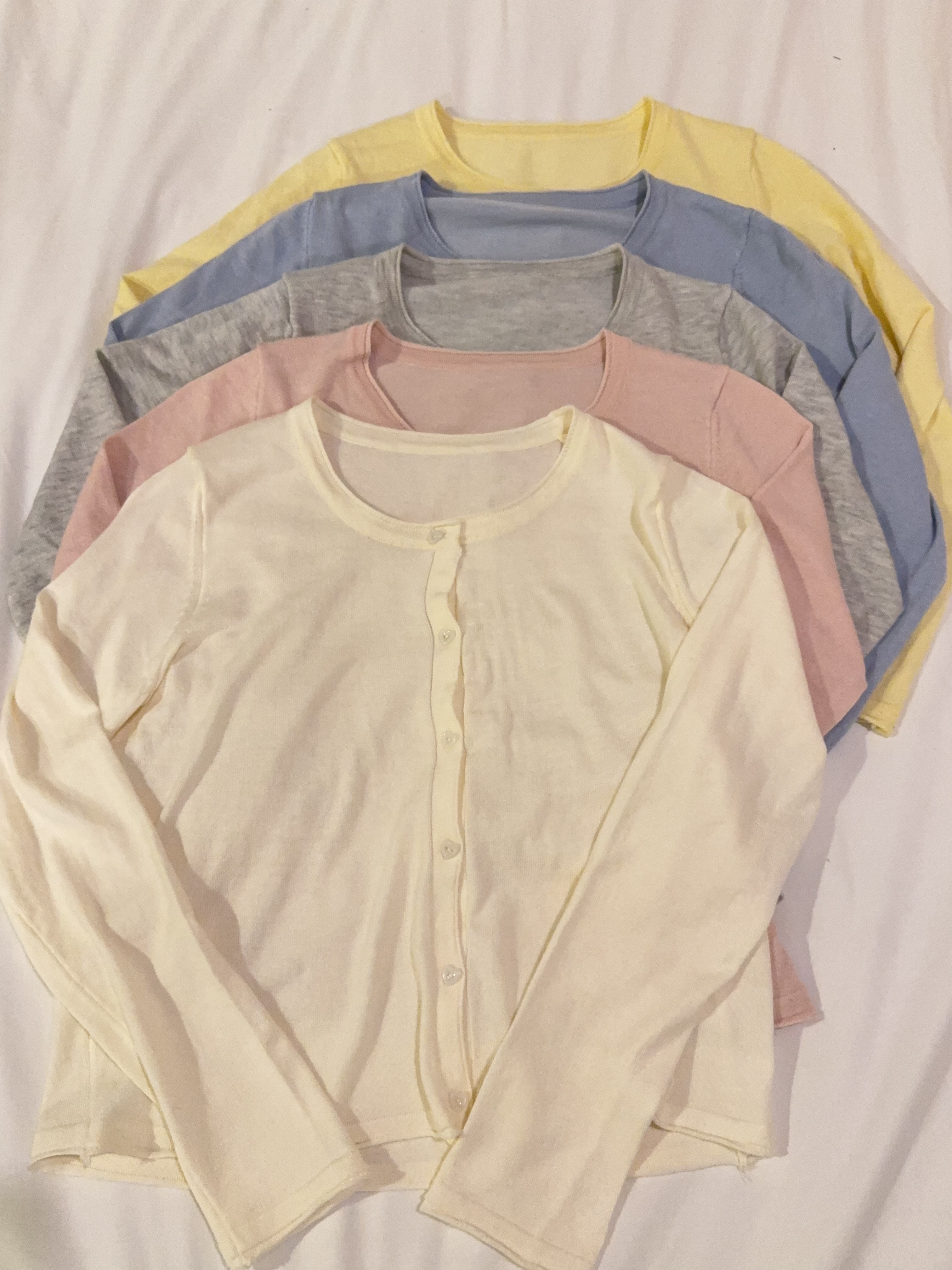 六羊毛软糯针织长袖外套上衣R3005