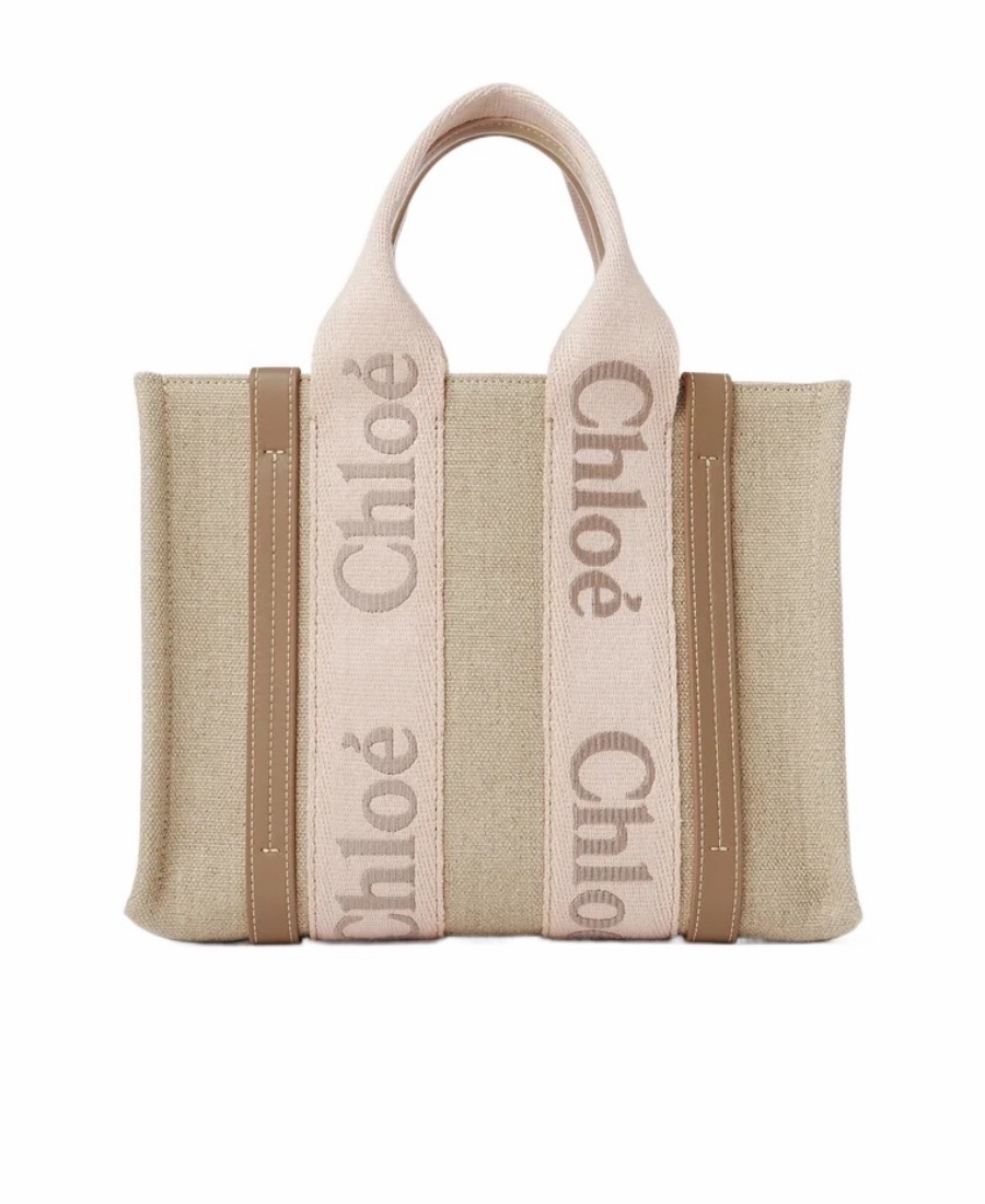 Chloe 女士 小號 woody 托特手提包 26.5cm*8cm*20cm