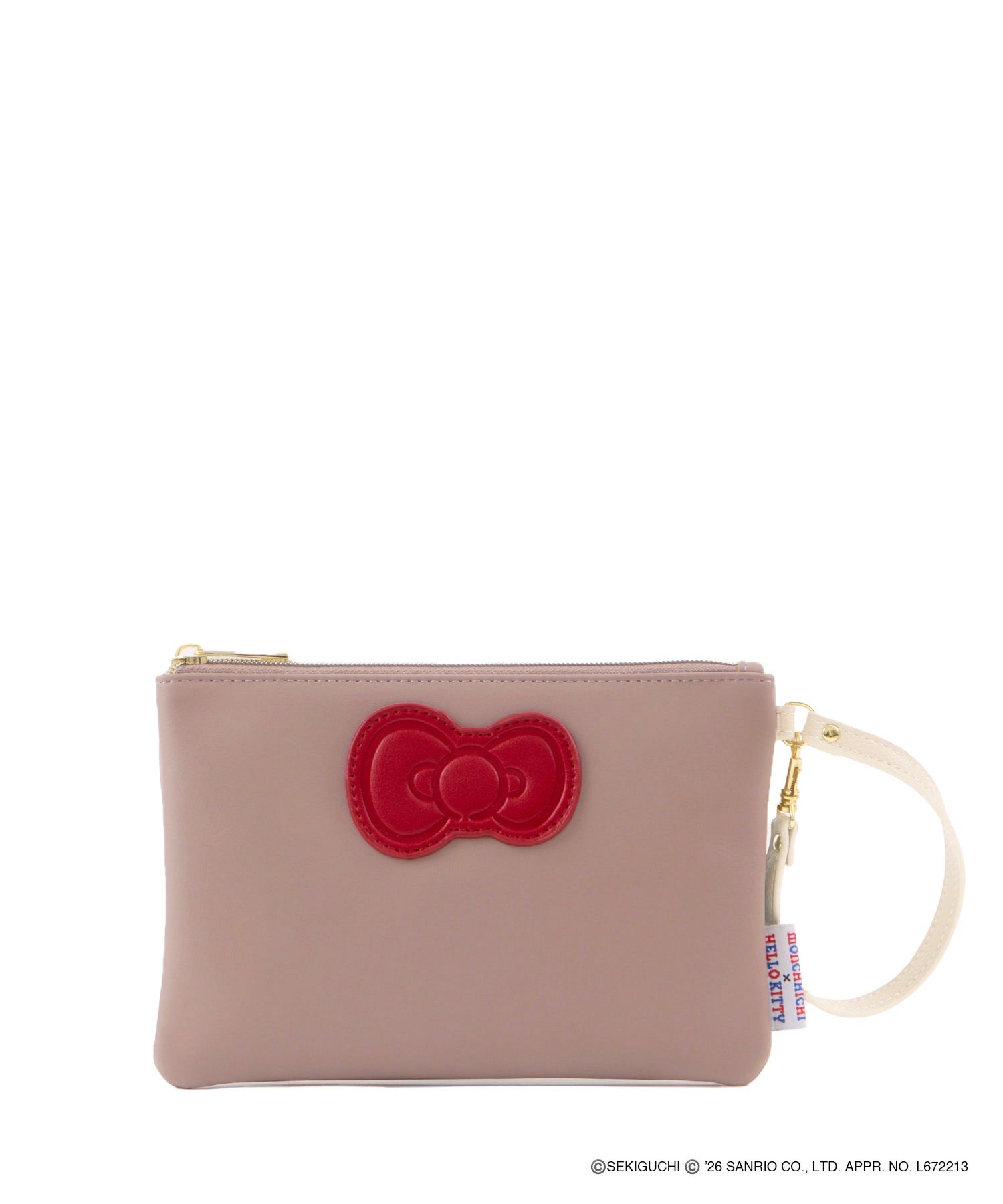 🎀【預訂】Monchhichi × Hello Kitty Ribbon Pouch B