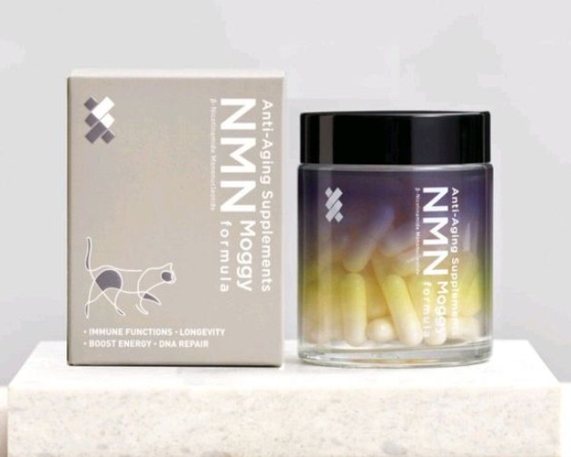 Timeplus+ Moggy NMN 貓隻命活配方補健品 (60粒裝) (新包裝) (最佳使用期: 2027年6月30日)