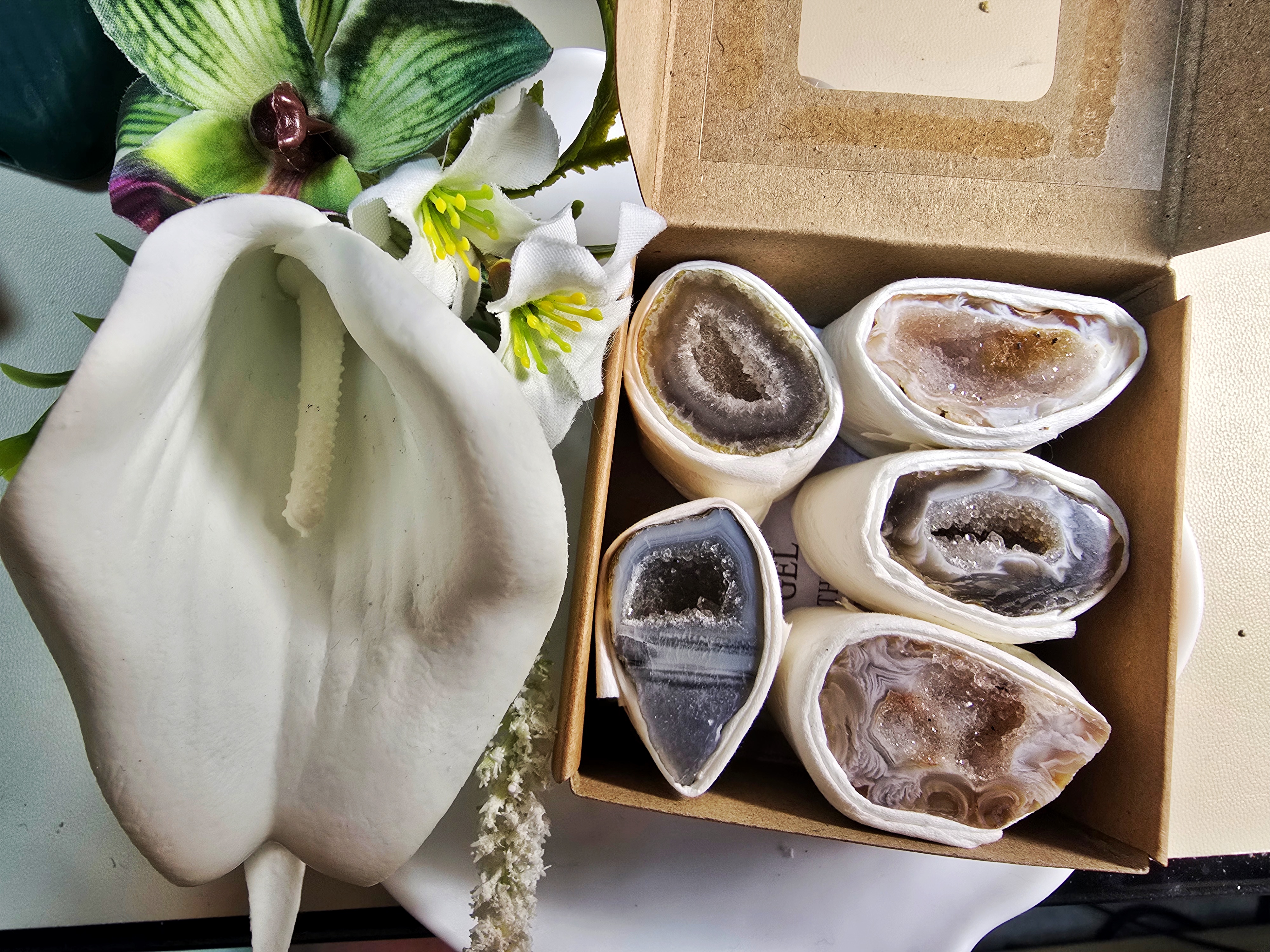 一物一圖 STT0209 招財 闔家平安 天然瑪瑙洞套裝