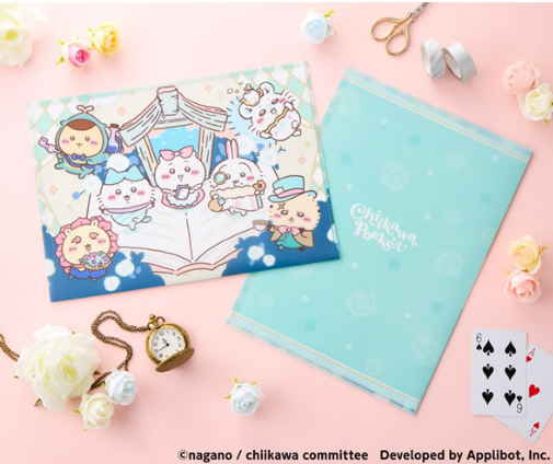 🌸 【預訂】A4 File - Chiikawa 愛麗絲系列 21/8新品