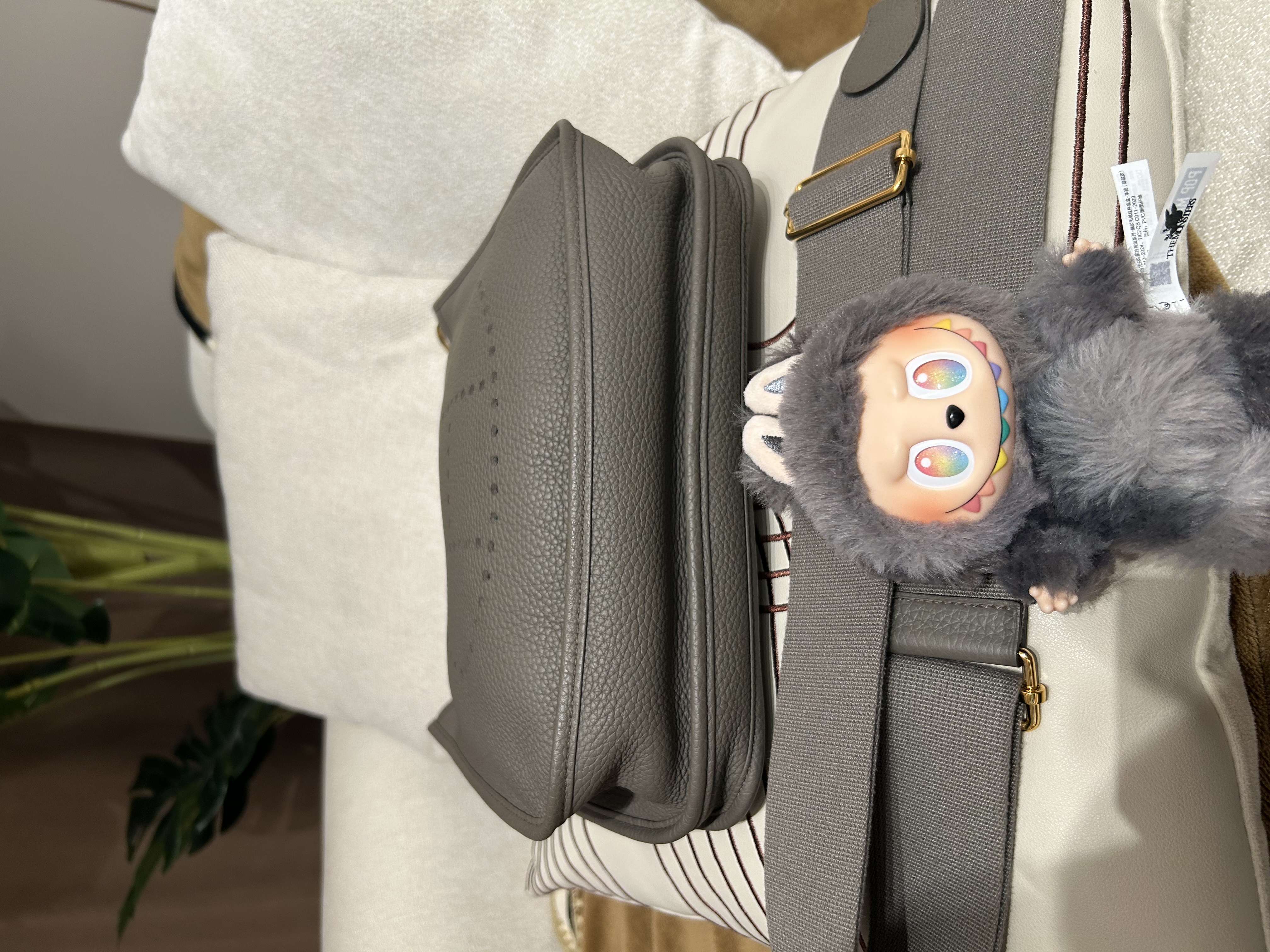 Hermes Evelyne 29 Stamp C 錫器灰 100%Authentic, 98%New ✅Dust bag