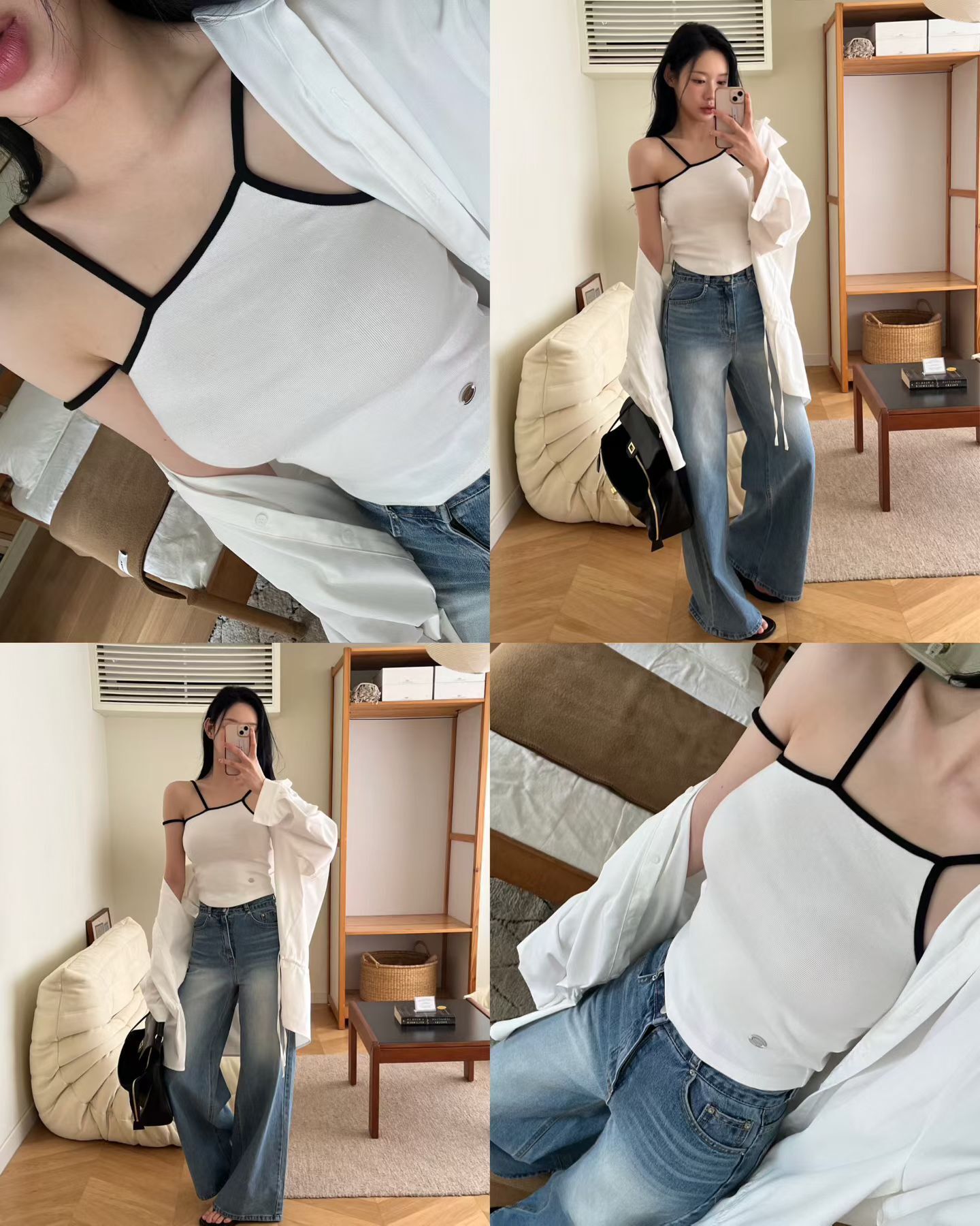 小金牌撞色搭帶小上衣 ✨ *Special price*