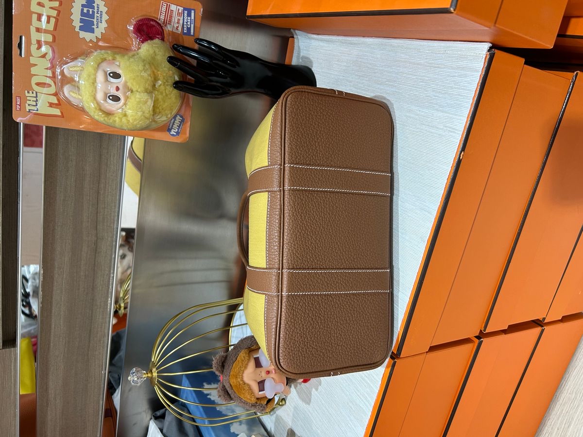 Hermes garden party 30,Ginger/GOLD,STAMP Z 100%Authentic,Brand New✅dust bag✅box 