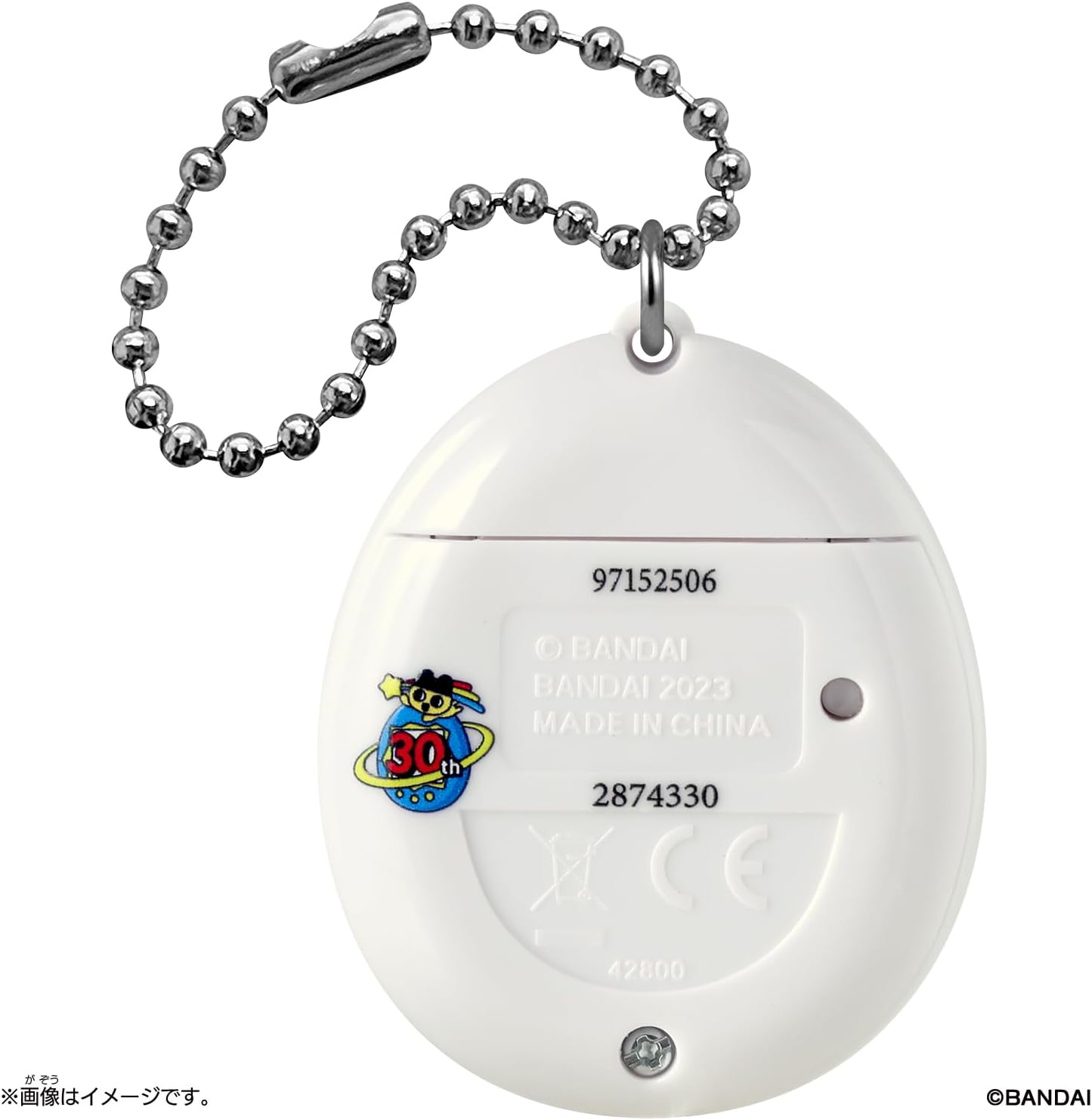 (預訂訂金 $100) (總價 $134) Bandai Original Tamagotchi Gen 1 White 他媽哥池 30週年初代機 白色 (行版) 