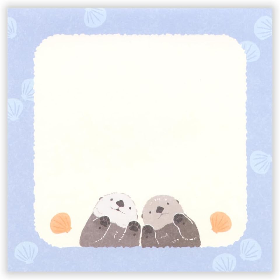 現貨｜ZOOm in Animals 海獺 日本製 便條紙 Memo Notepad (5424416)