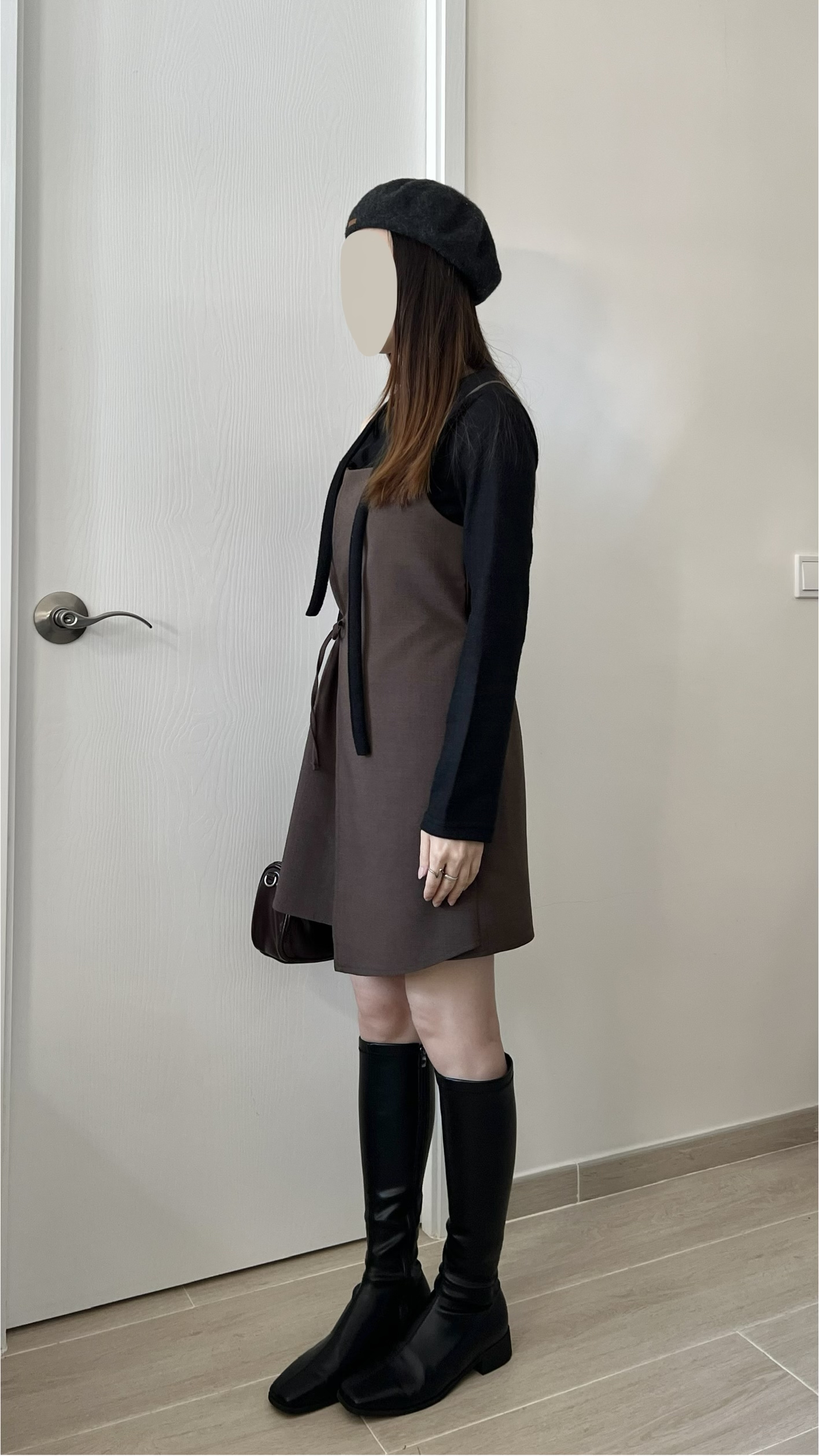 蝴蝶結不規則ops  小個子可 現貨