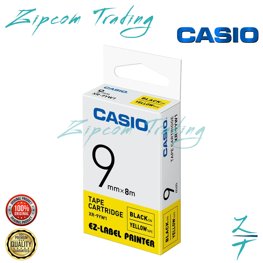 Casio EZ-Label It Printer Tape Cartridge (6mm,9mm,12mm,18mm,24mm)