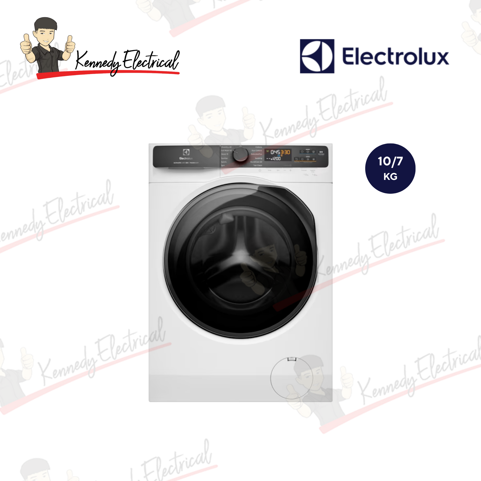 Electrolux 10kg/7kg UltimateCare 500 Front Load Washer Dryer (EWW1023P5WC)