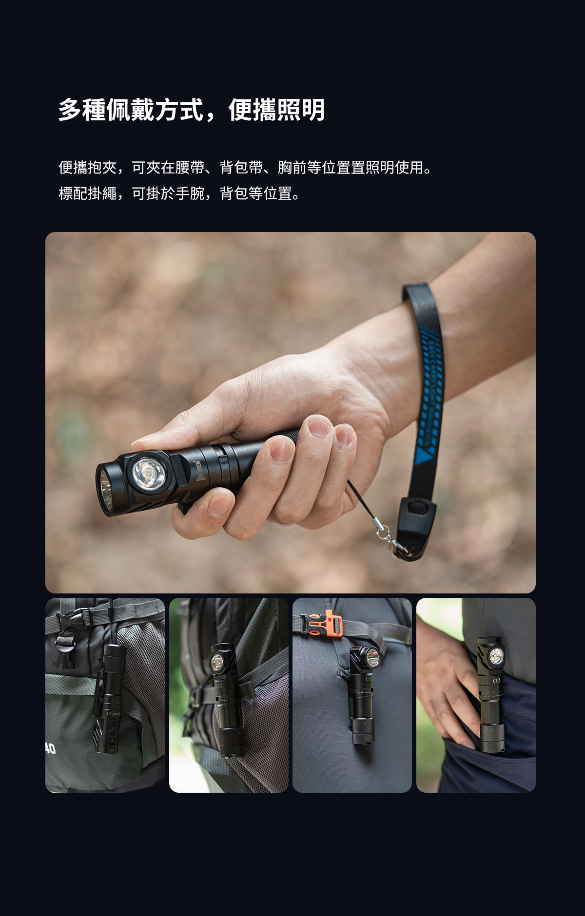 Wuben L1 雙光源旋轉頭工作燈