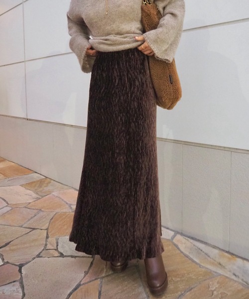 絲絨魚尾長裙【JS004】