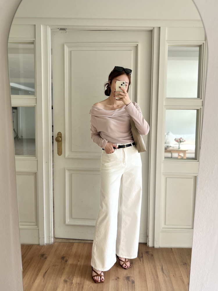 Muse Off Shoulder Drape Top (Dusty Pink)