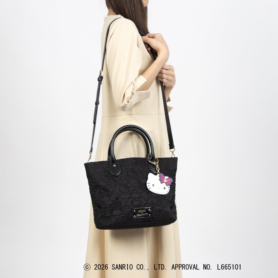 🌸 【預訂】ANNA SUI×HELLO KITTY 2Way 斜孭手挽袋