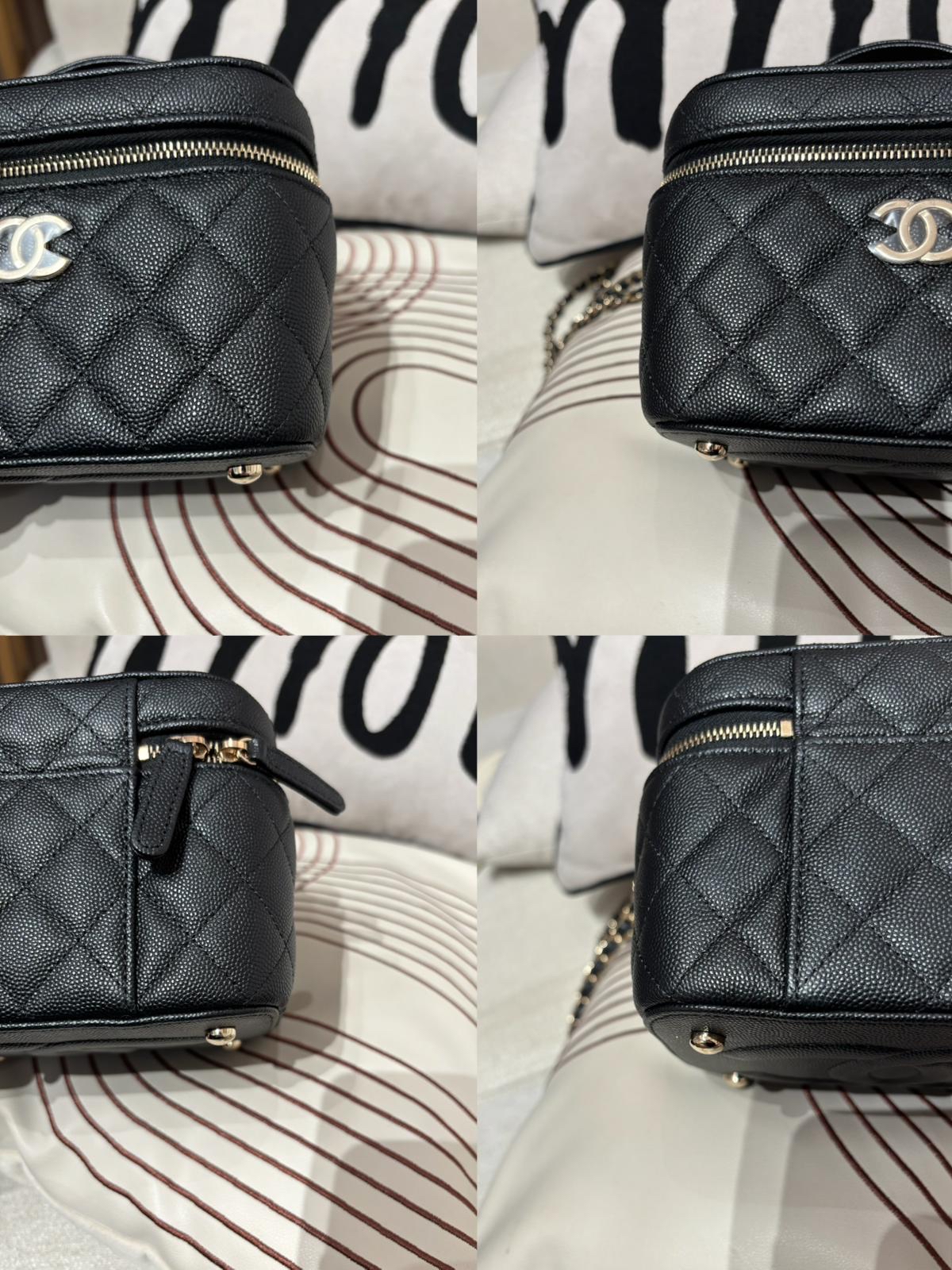 Chanel Vanity With Chain Large 100% Authentic , 98%New ✅Dust bag ✅Box