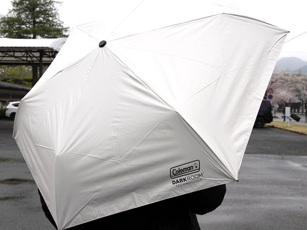 【4月預訂】Coleman x Lawson 白色自動開關縮骨遮