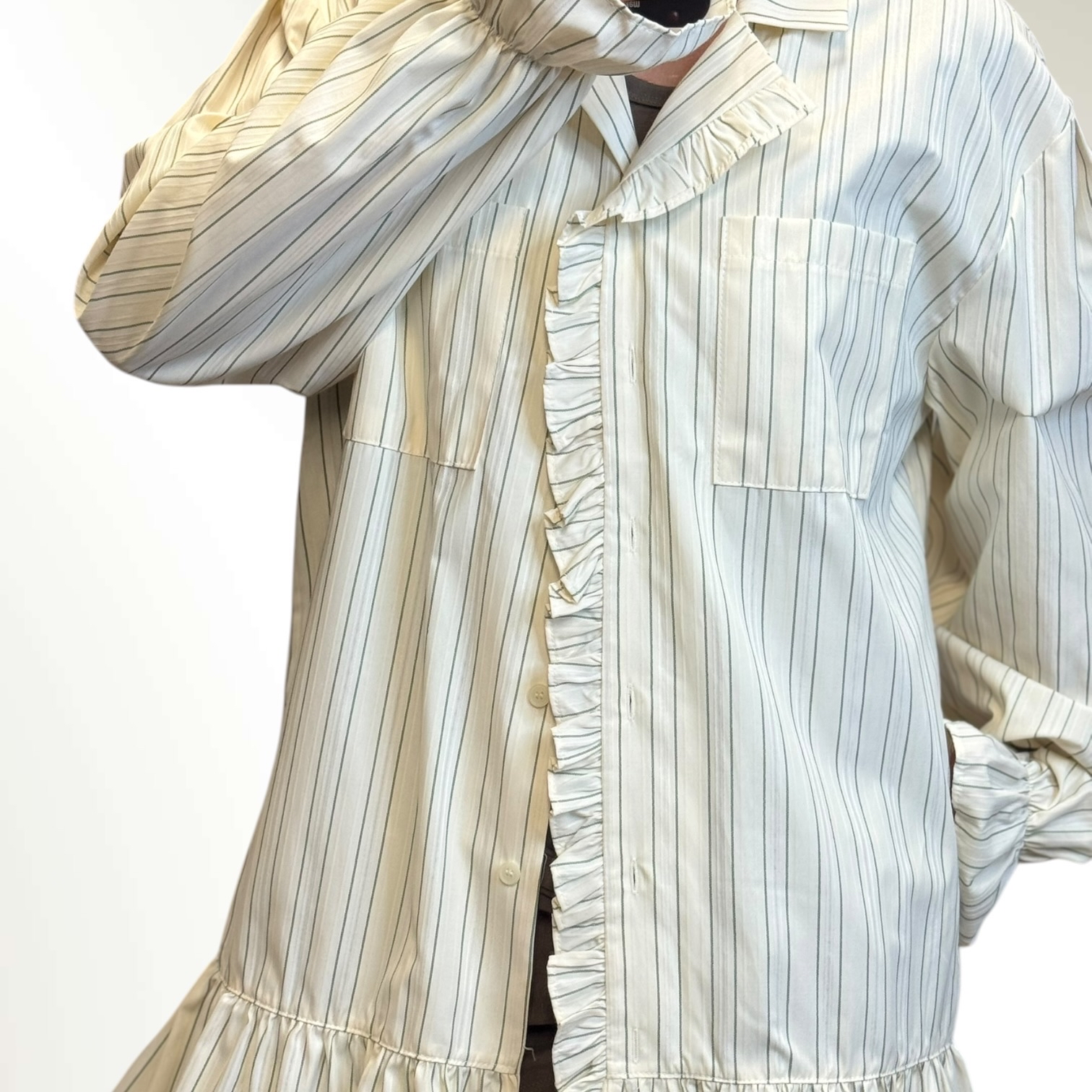 221123 直條waffle邊外套