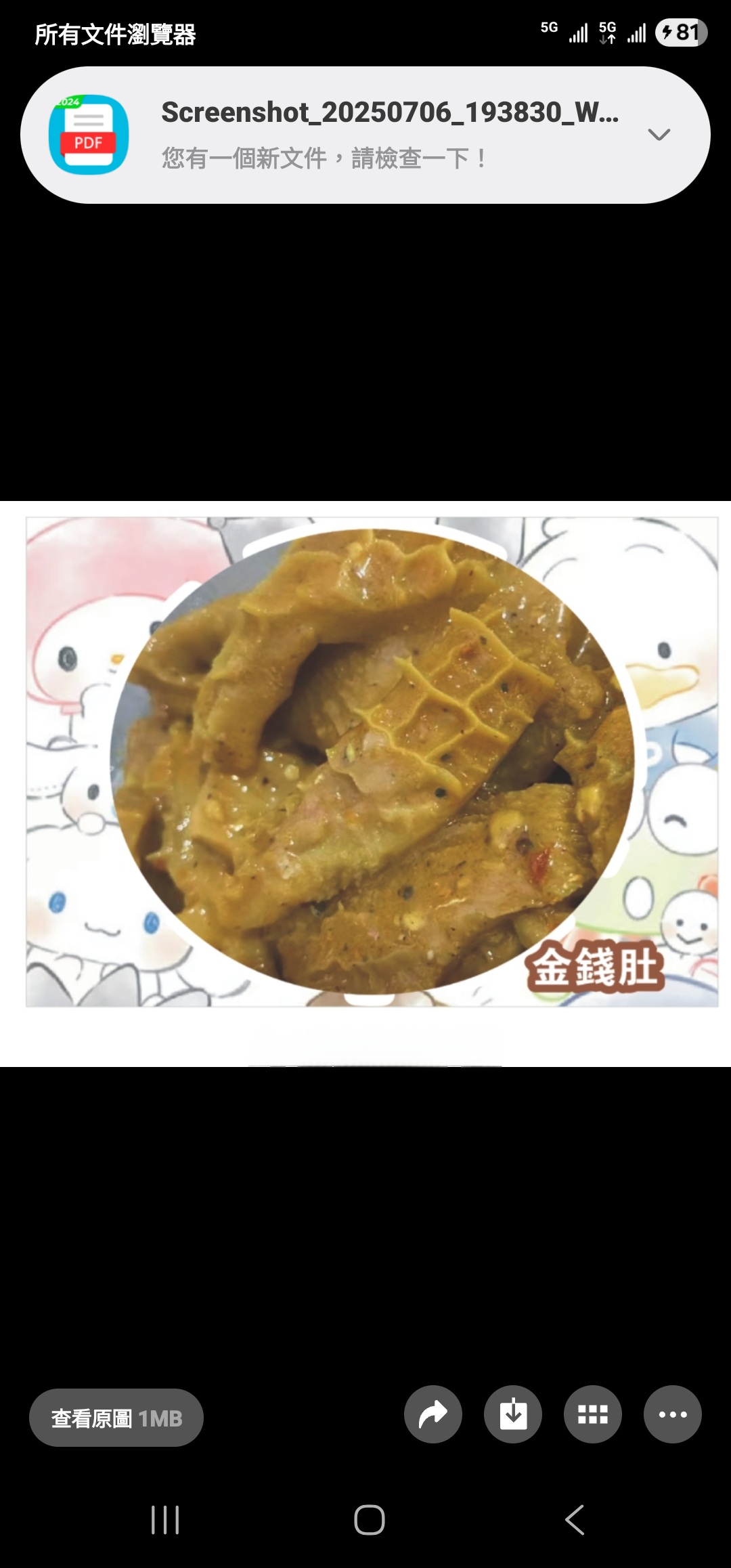 ***Lara-Lara 自家品牌每日用心新鮮製作洒樓版五香金錢肚***1盒5OO克