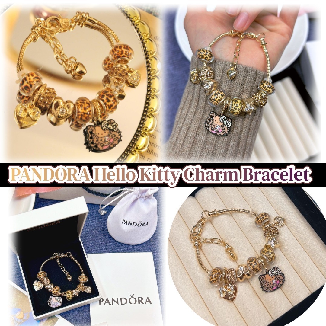  0804 PANDORA Hello Kitty Charm Bracelet 手鏈 連禮盒 9月中