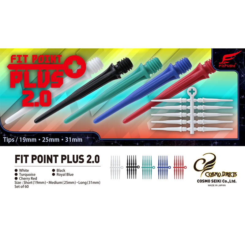 COSMODARTS FIT POINT PLUS 2.0 60pcs 2BA