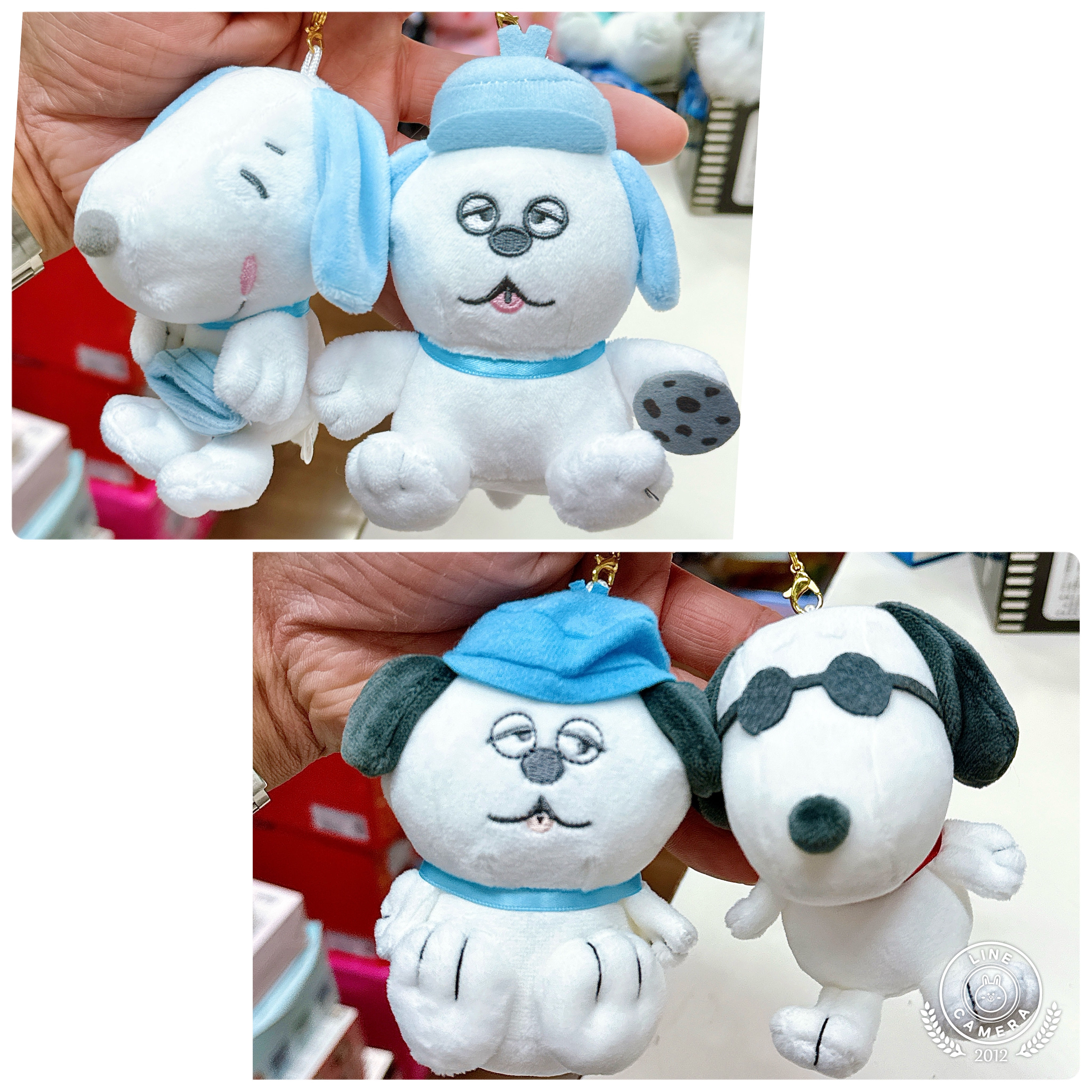 日本版Snoopy Olaf 面貼面磁石公仔掛飾