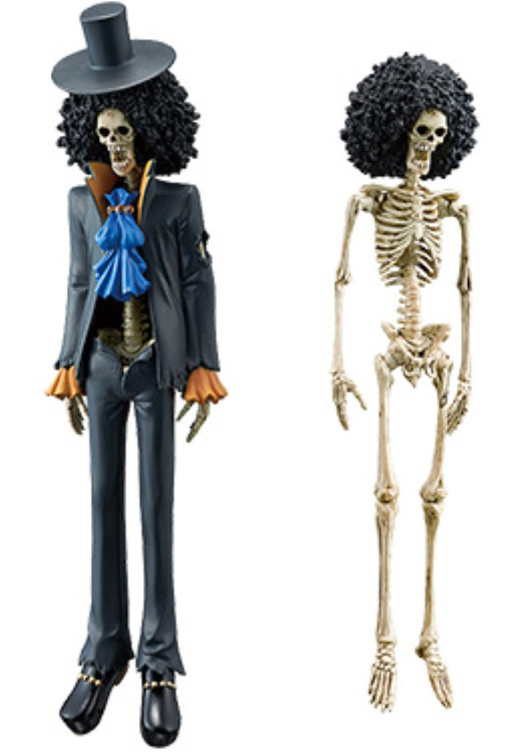 日版 海賊王 The Grandline Treasure Vol.2 ~ Skeleton Specimen 骨仔 布魯克 Brook 景品 one piece figure