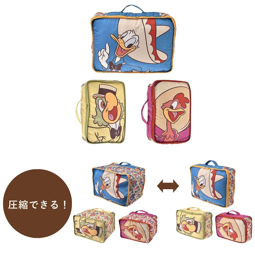 🎀【預訂】Disney TRAVEL WITH AMIGOS Compression Pouch Set