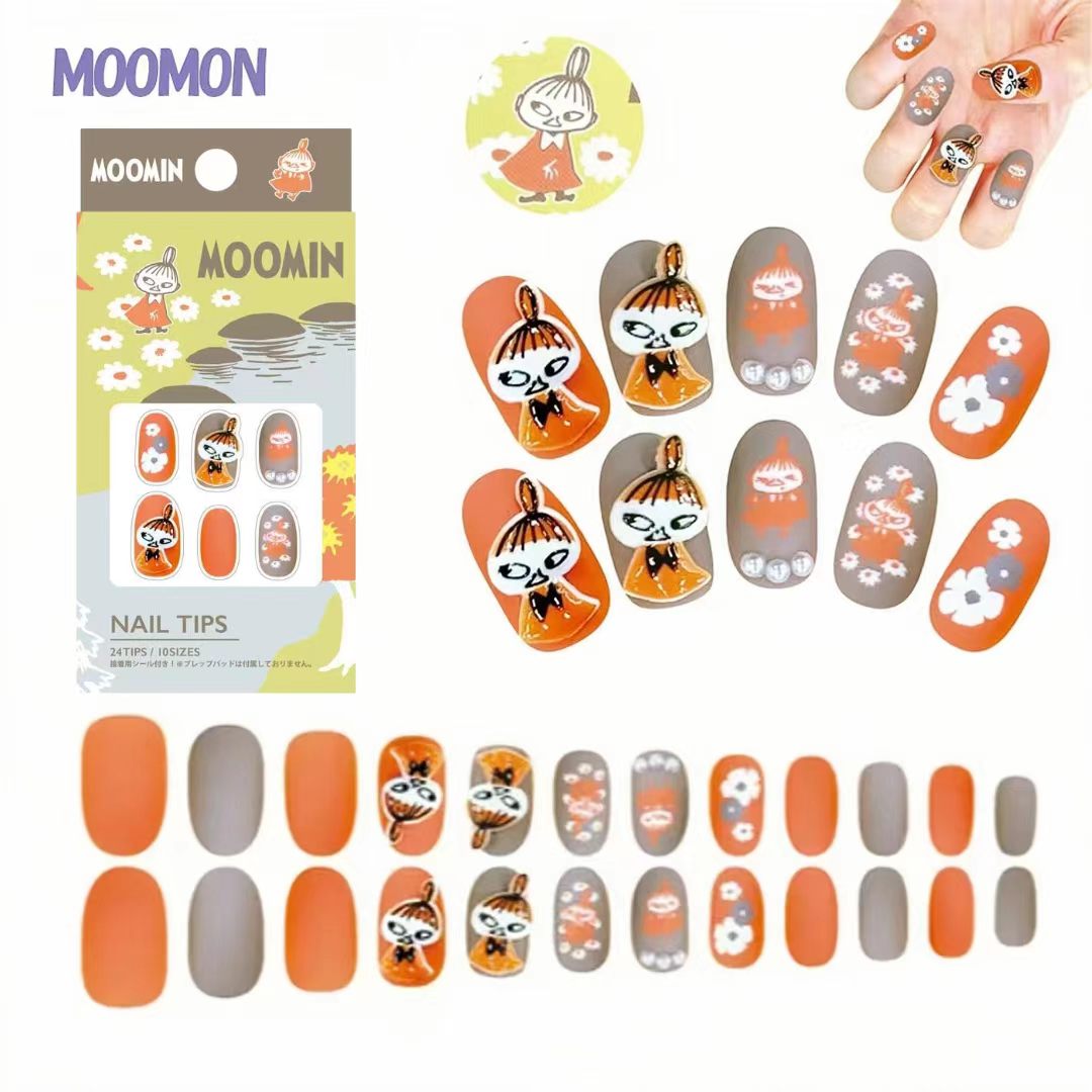 ⚡️限時抵價⚡️【日本直送】Moomin 姆明家族主題指甲貼片 - 阿美 | 24片裝