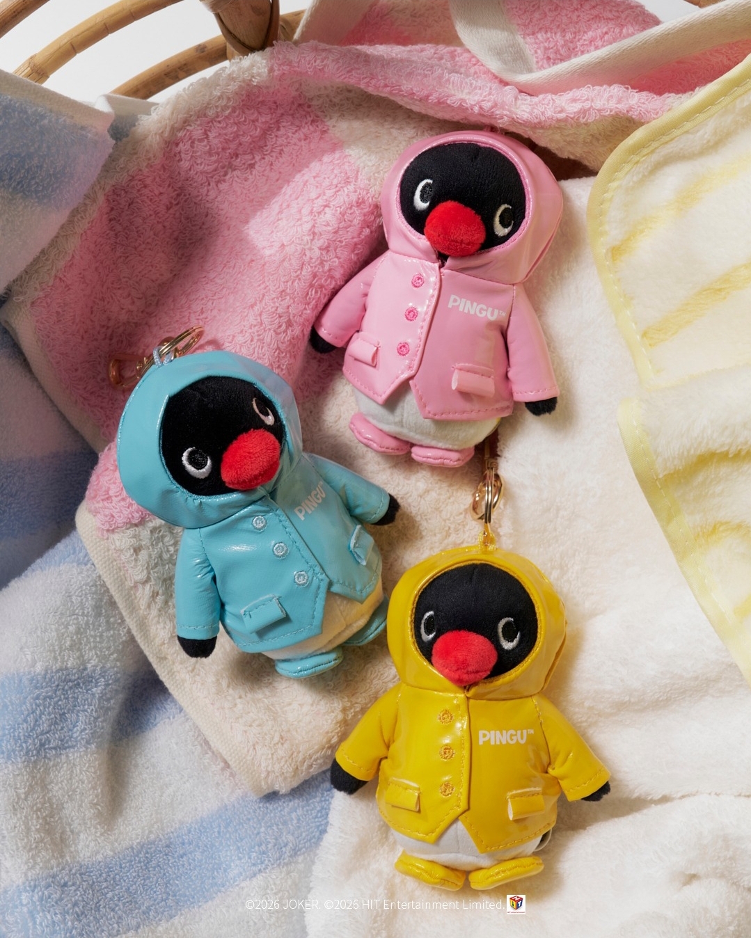 韓國 Pingu - CGV X Pingu keyring 雨褸版