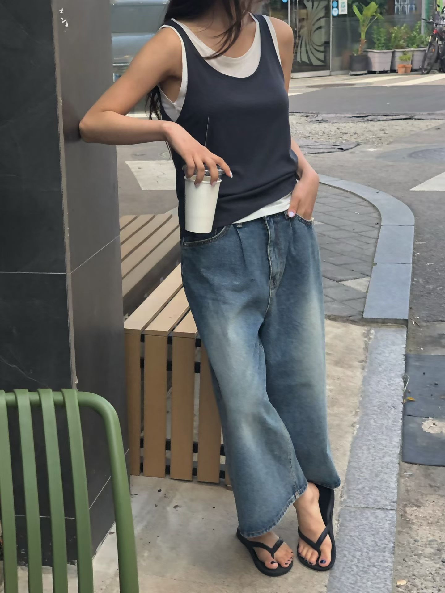 東大門女裝 | 2Layer Sleeveless 