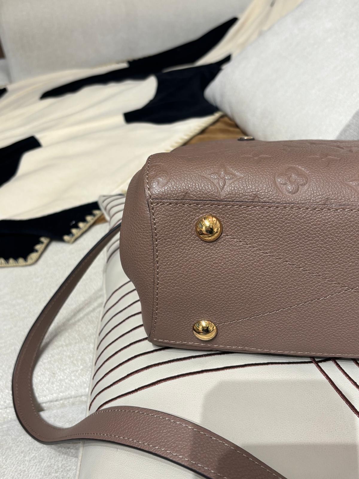 Lv montaigne bb empreinte calfskin 100%Authentic,98%new ✅key lockpad✅strap✅dust bag  