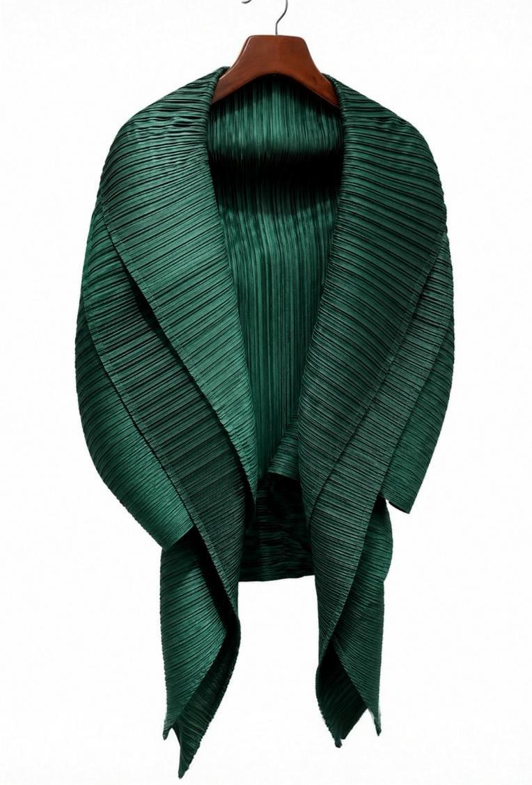 Pleated Shawl Wrap