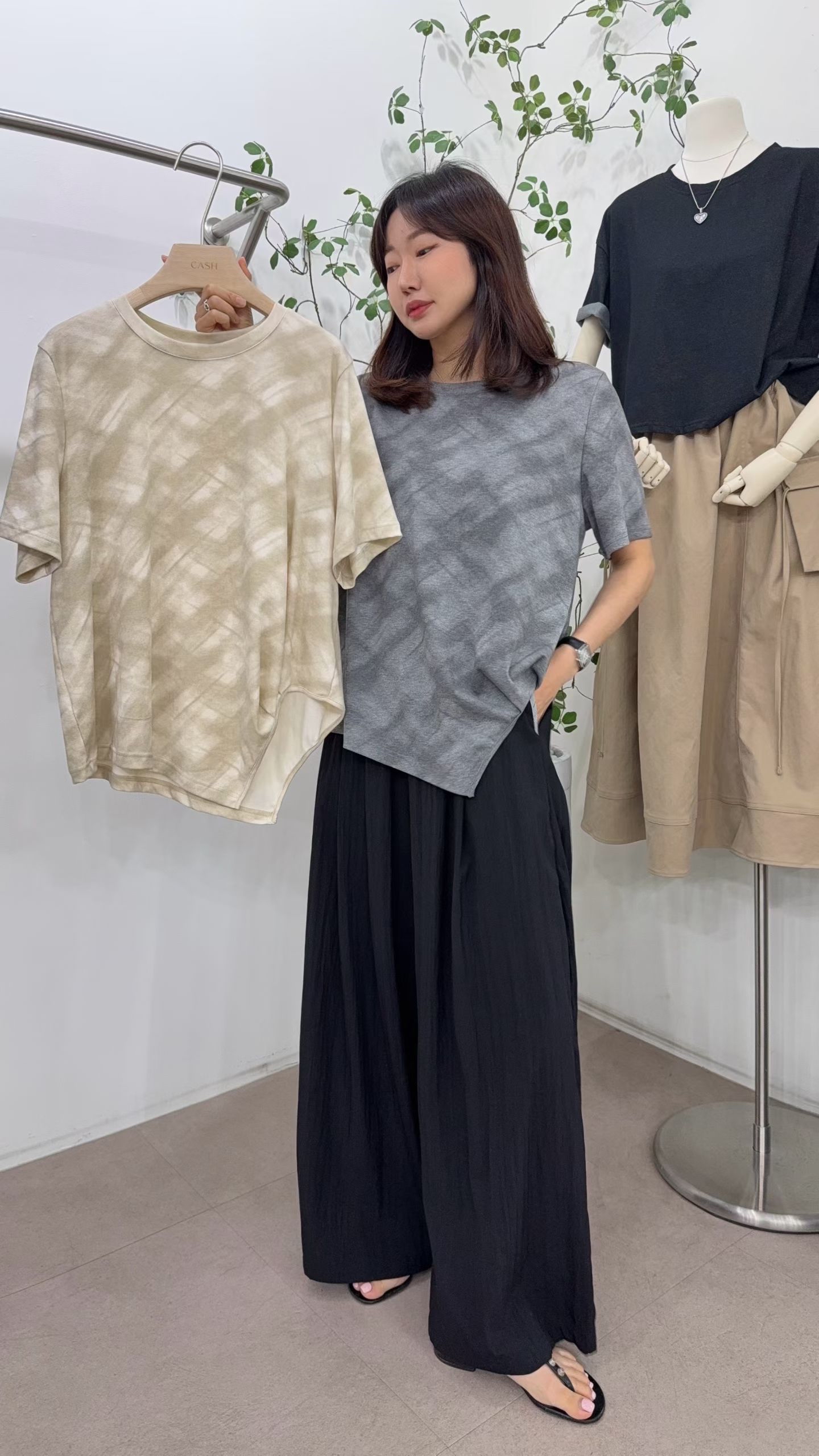 CH10 渲染大理石紋斜cut上衣