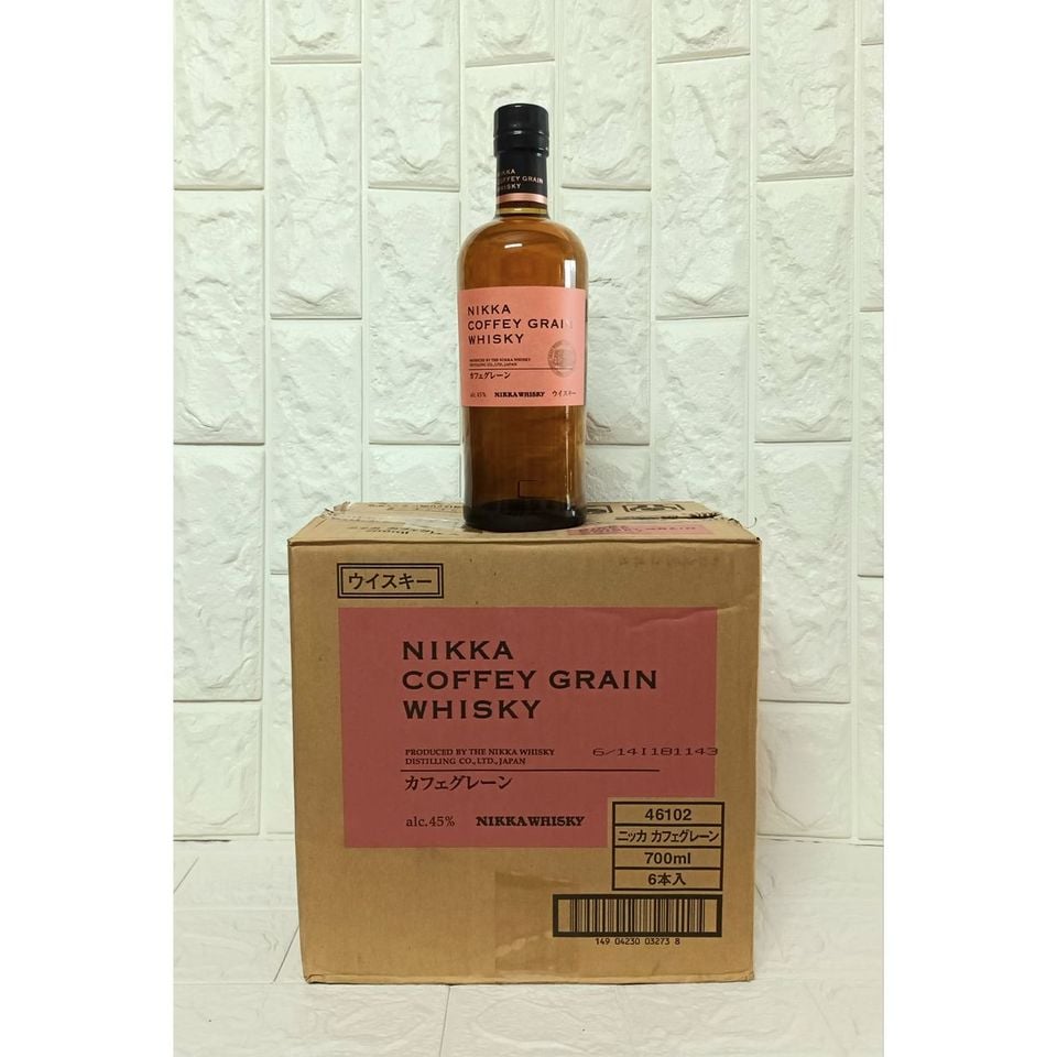 😍獲獎無數🥇 日本 Nikka Coffey Grain Whisky 純穀物威士忌45% - 700ml (簡約装通路版:不附獨立紙盒)