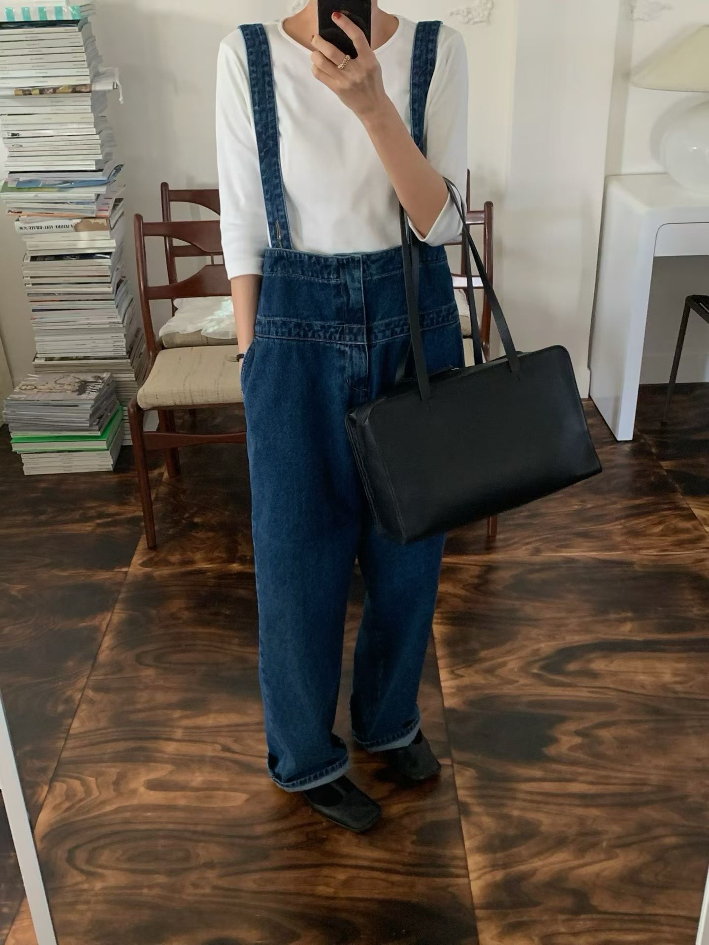 Middle sleeve cotton tee