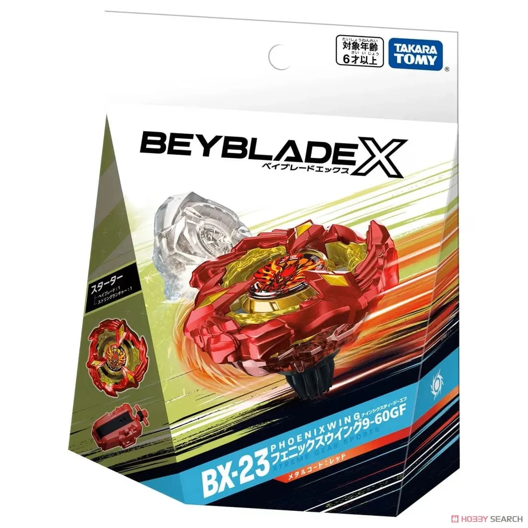 🧲預訂26年7-8月：TAKARA TOMY 爆旋陀螺 BeybladeX Starter BX-23 Phoenix Wing 9-60GF BX23