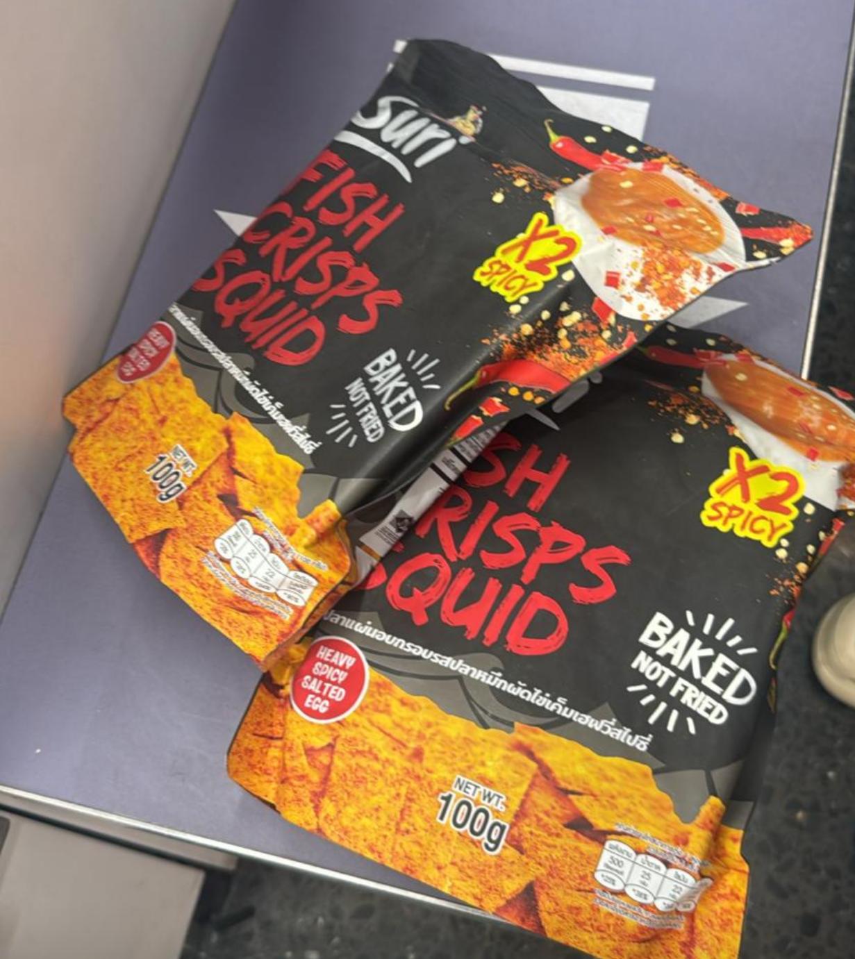 泰國CHAOLAY超辣魷魚片100g