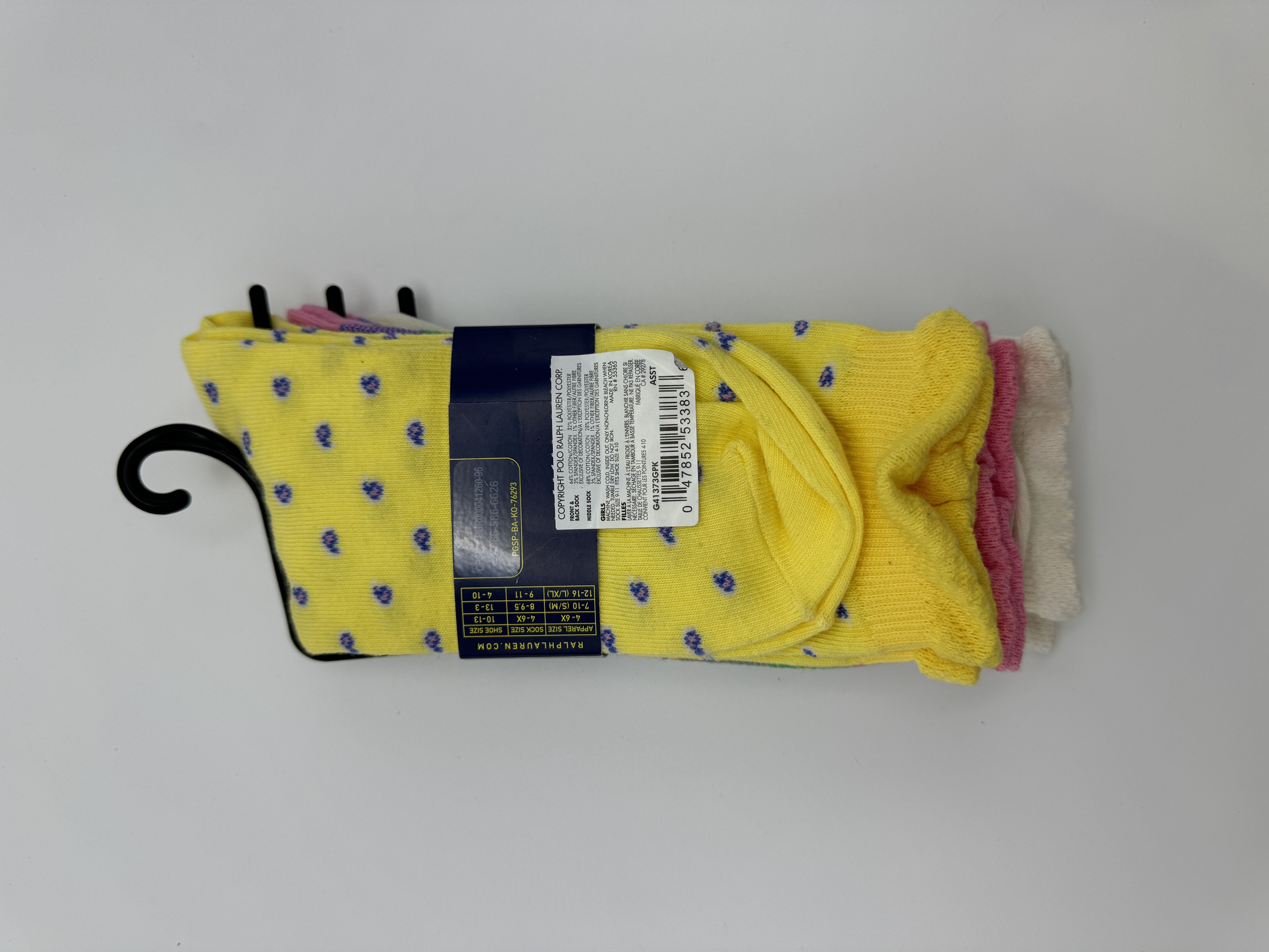 Polo Ralph Lauren女裝/女童裝襪（香港現貨）三對裝