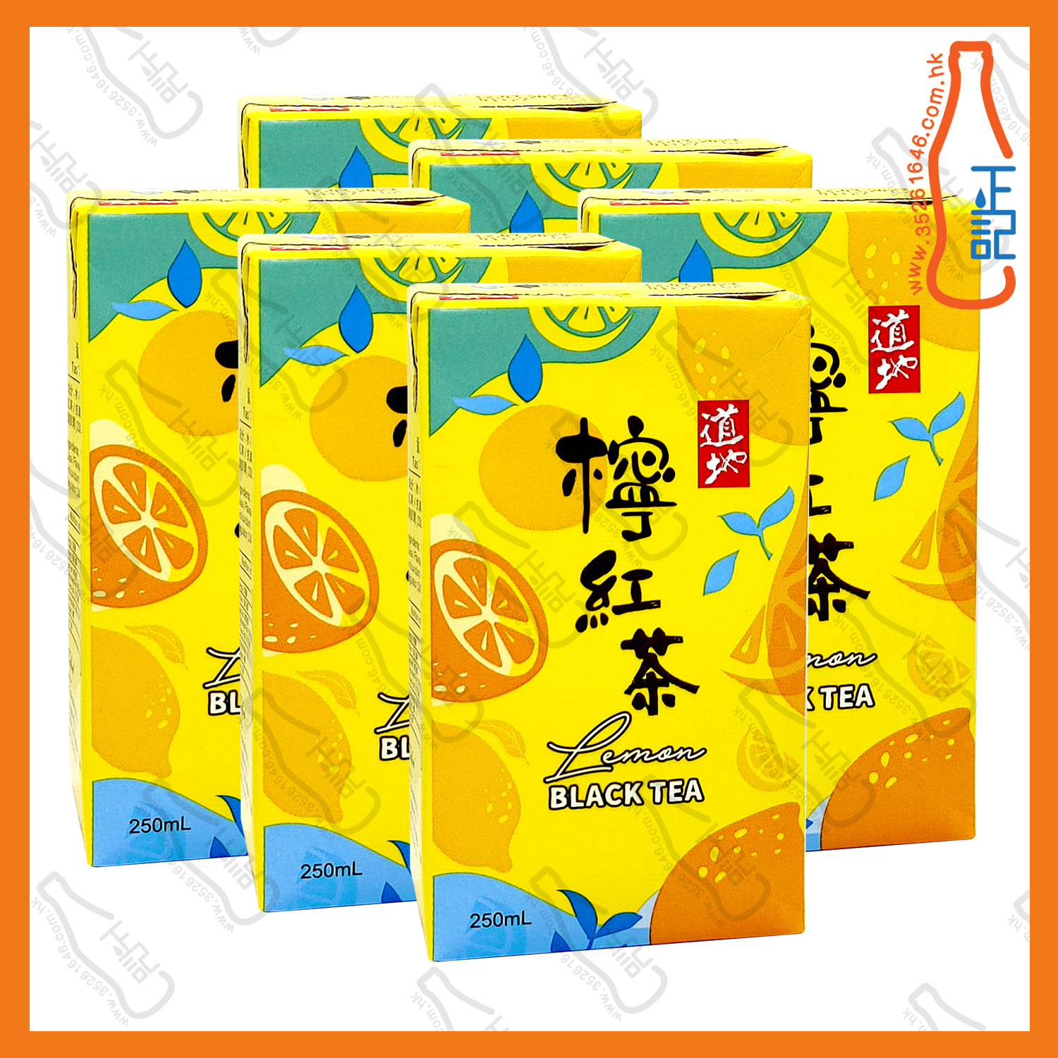 ==(紙包) 道地 檸檬紅茶 250ml x 6包 /排