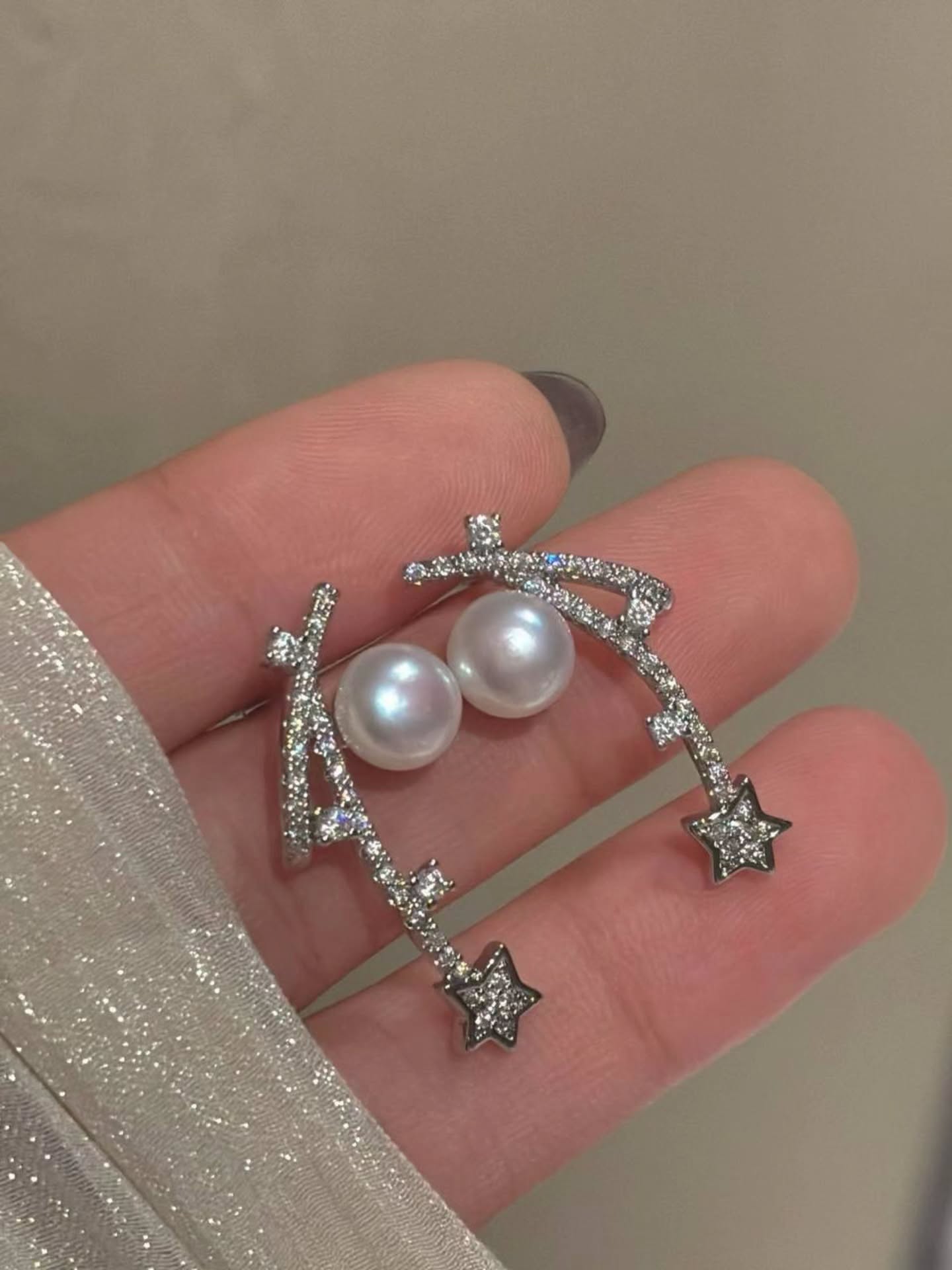 HEFANG同款气泡流星耳钉 🇨🇳