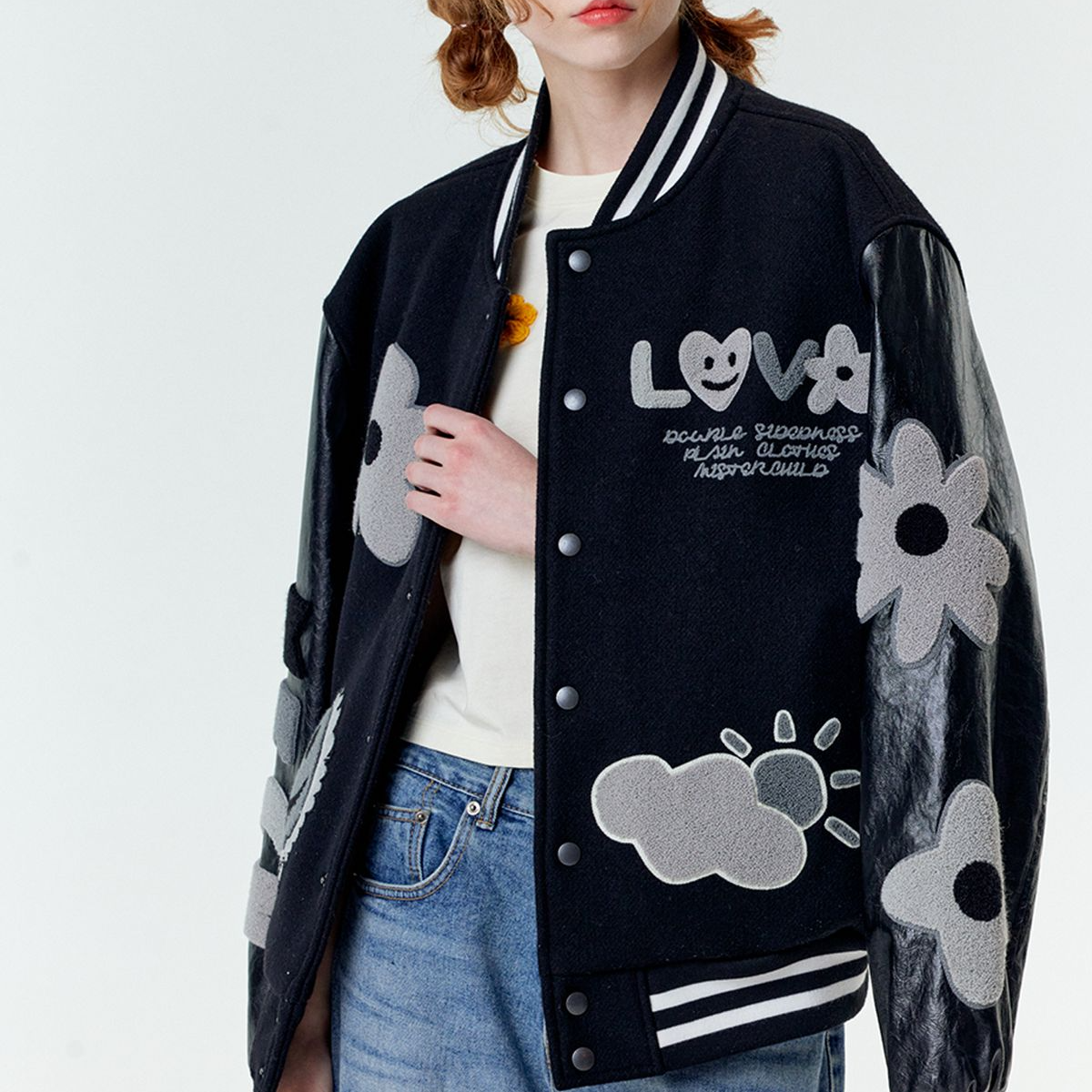 [MISTER CHILD] MULTI LOGO VARSITY JACKET (2種)