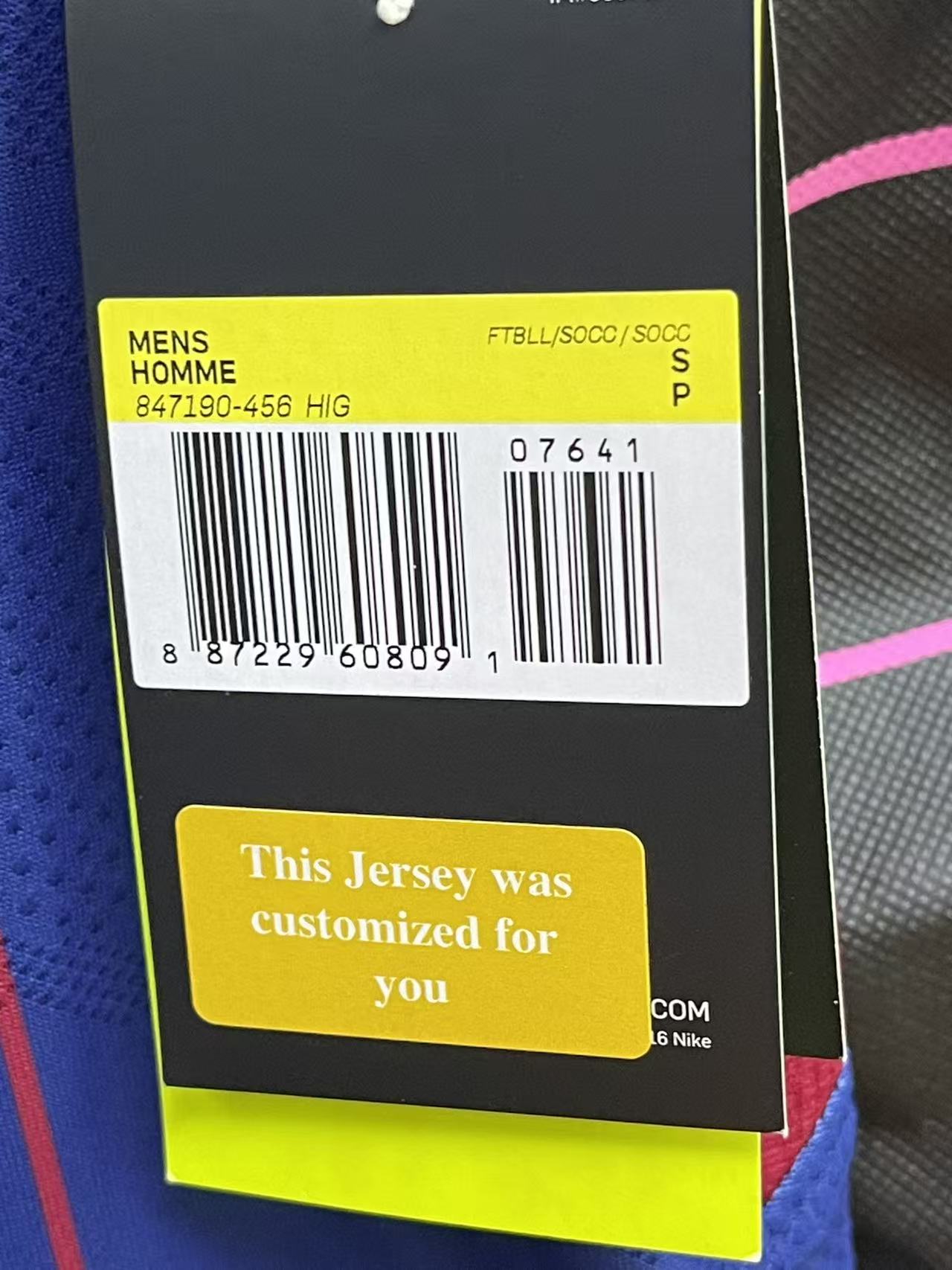 2017-18 Barcelona Home Authentic Shirt #8 A.INIESTA Size S "BNWT"