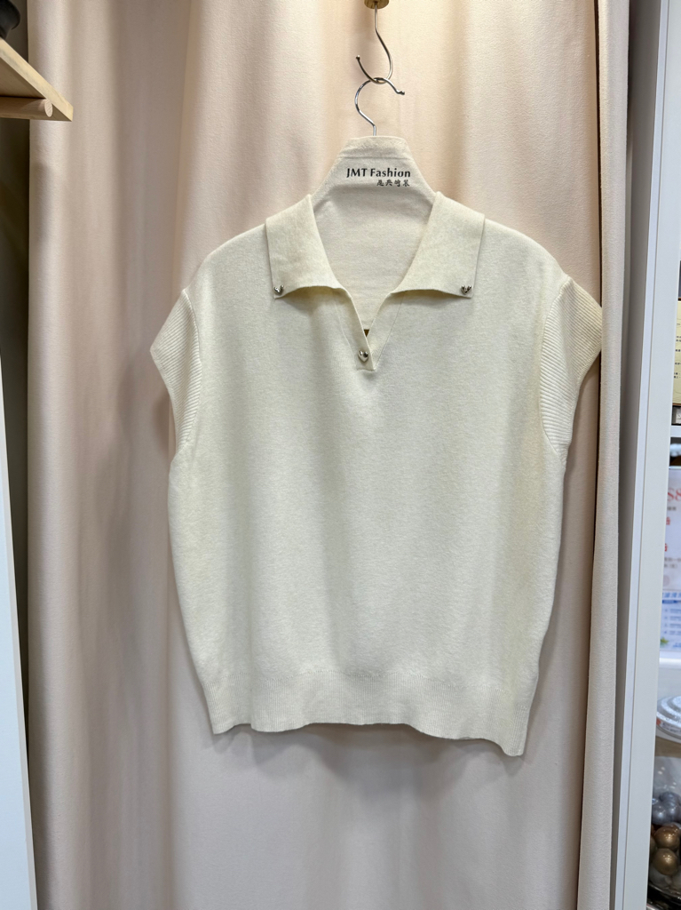 滑身纖維反領衫 J329 847889249