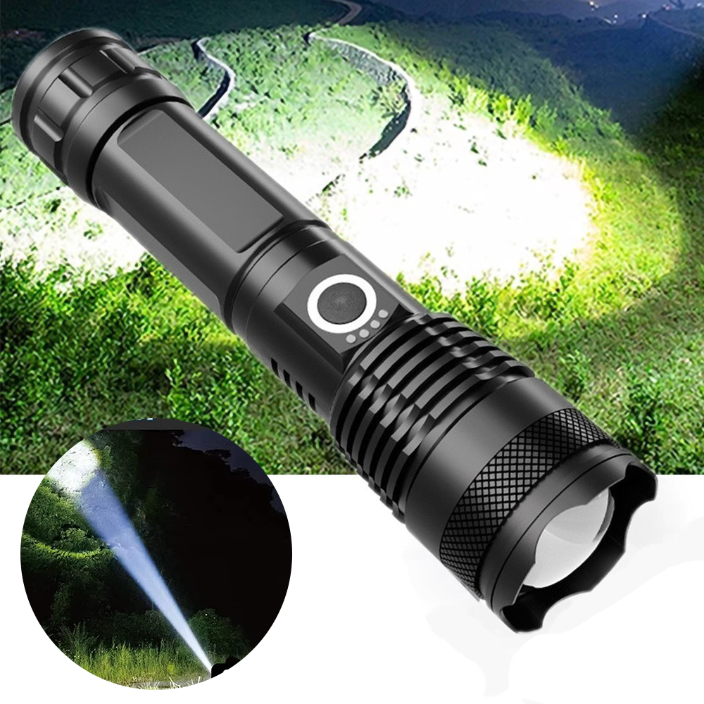 戶外強光遠射手電筒 內置電池 UB0273
