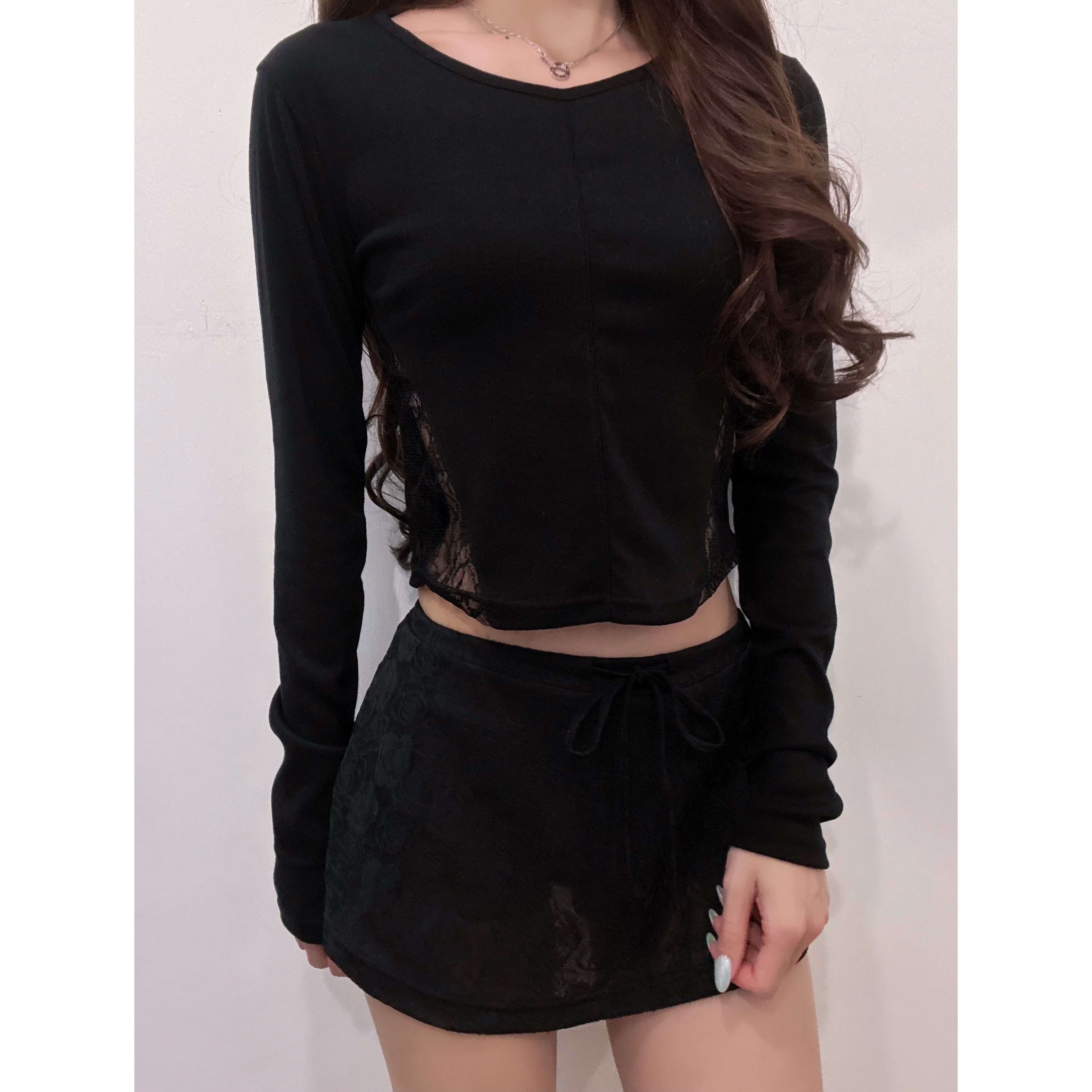 優惠價10月3截單🤎2609K《SIDE LACE TOP》
