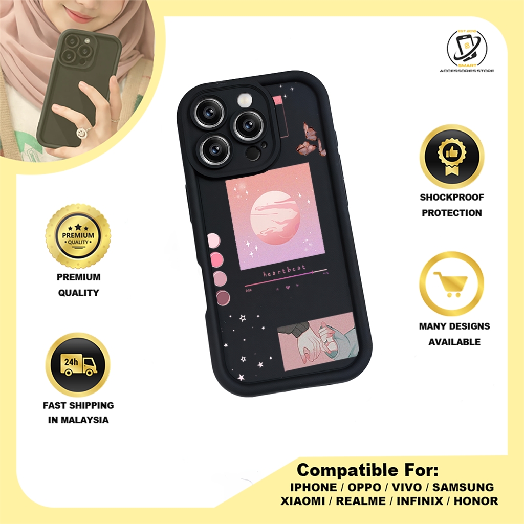 TPU DESIGN CASE PHONE FOR HONOR - DESIGN MOON C