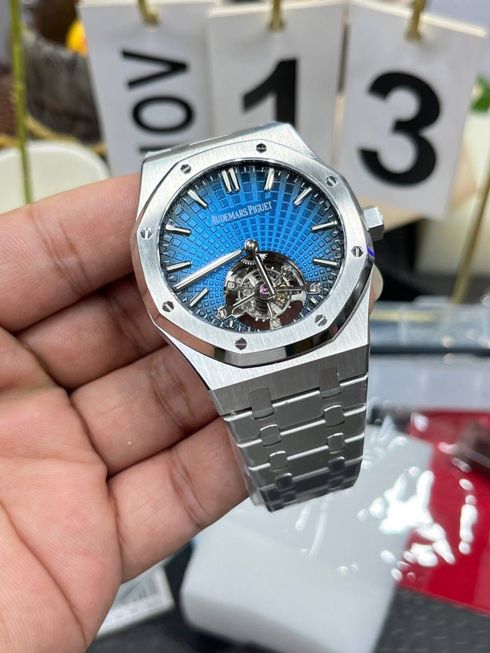 🚀爱彼150周年皇家橡树26730ST飞轮系列/41mm*12.5mm/搭载Caliber2950一体手动飞轮机械💯