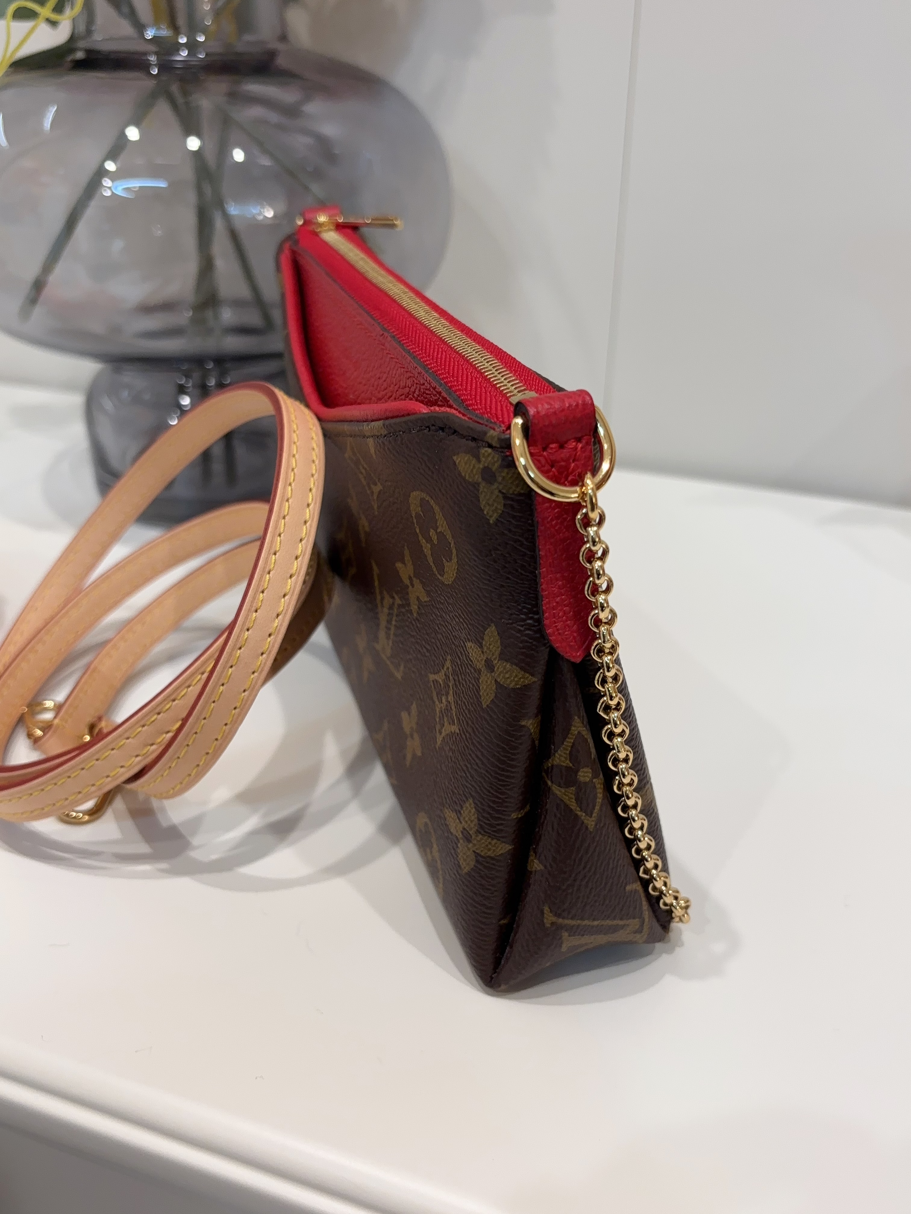 Lv Pallas woc wallet on chain crossbody bag unused 